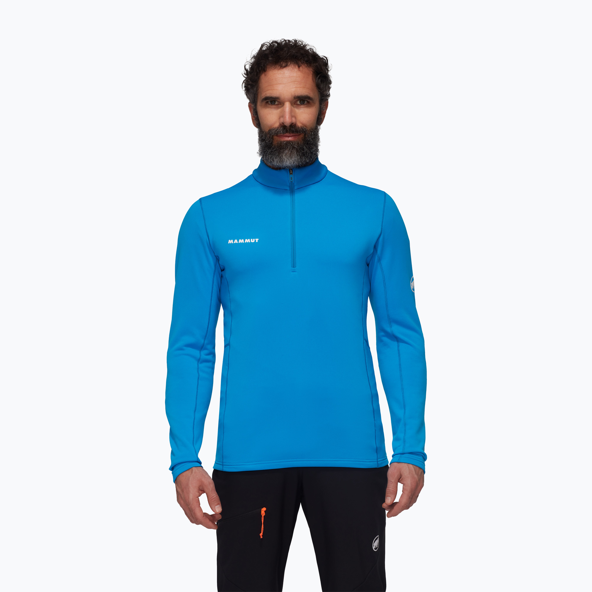 Mammut men's trekking sweatshirt Aenergy ML Half Zip Pull glacier blue (S)