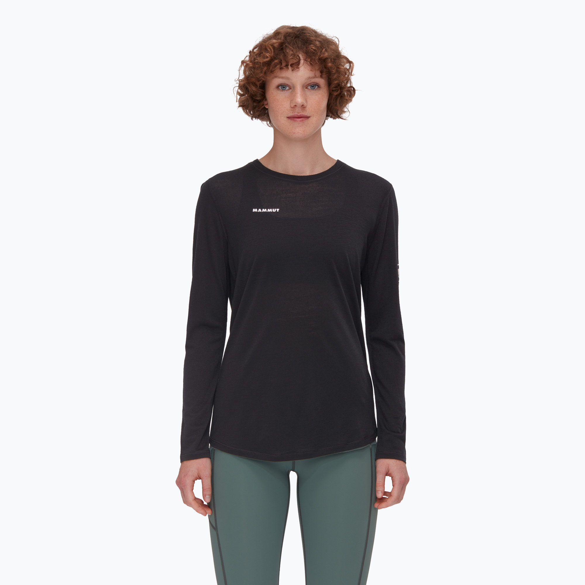 Longsleeve damski Mammut Tree Wool FL black 01700 