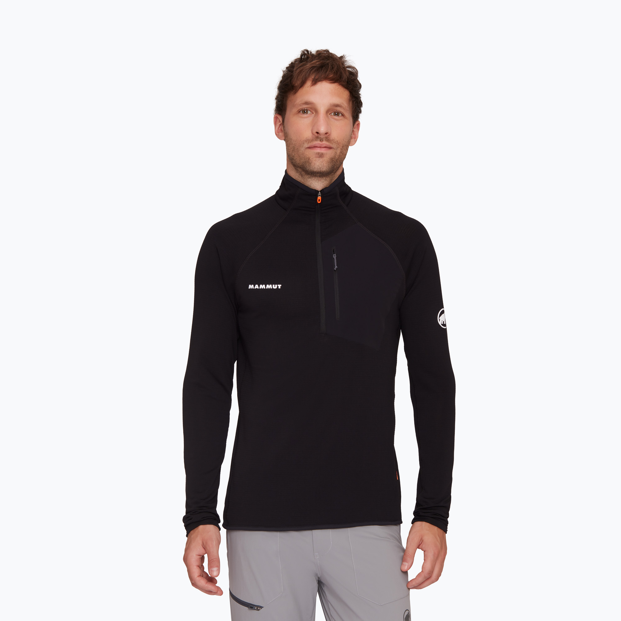Bluza męska Mammut Aenergy Half Zip Pull black 