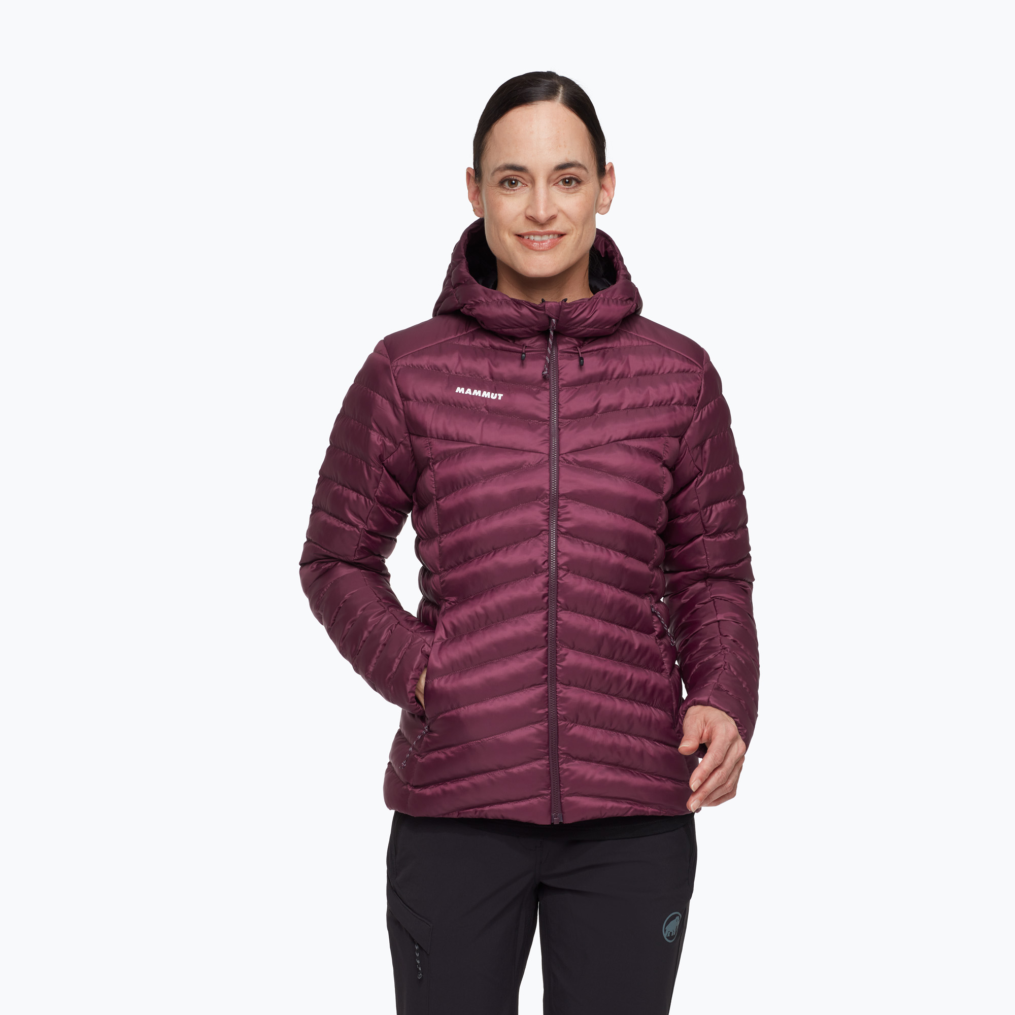 Kurtka ocieplana damska Mammut Albula IN Hooded vin/black 