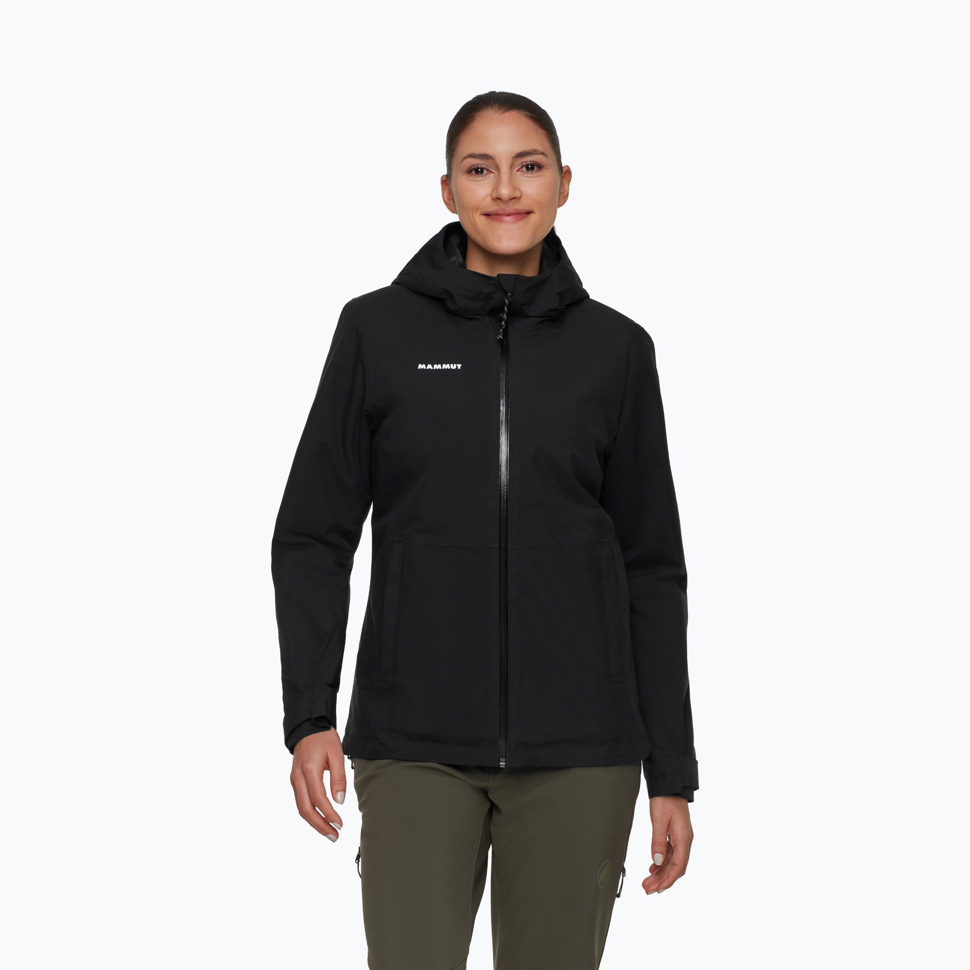 Дамско яке за дъжд Mammut Linard HS Thermo Hooded Jacket Women black