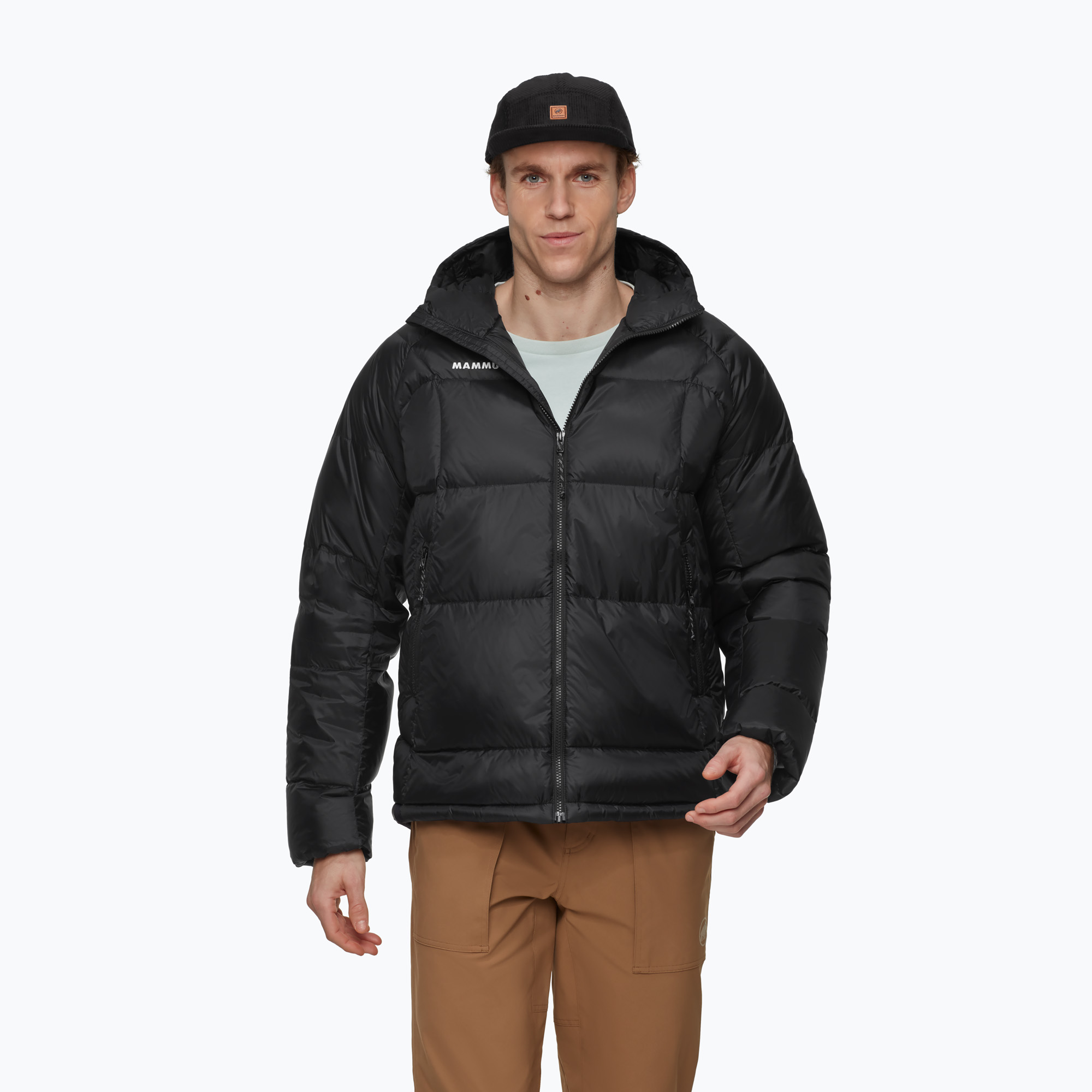Kurtka puchowa męska Mammut Glacier Glow Insulation Hooded black 