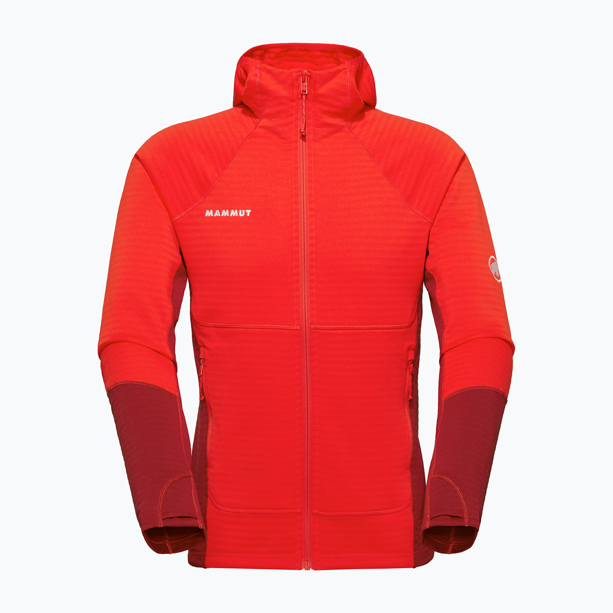 Мъжки суитшърт Mammut Taiss ML Hooded mammut red/dark mammut