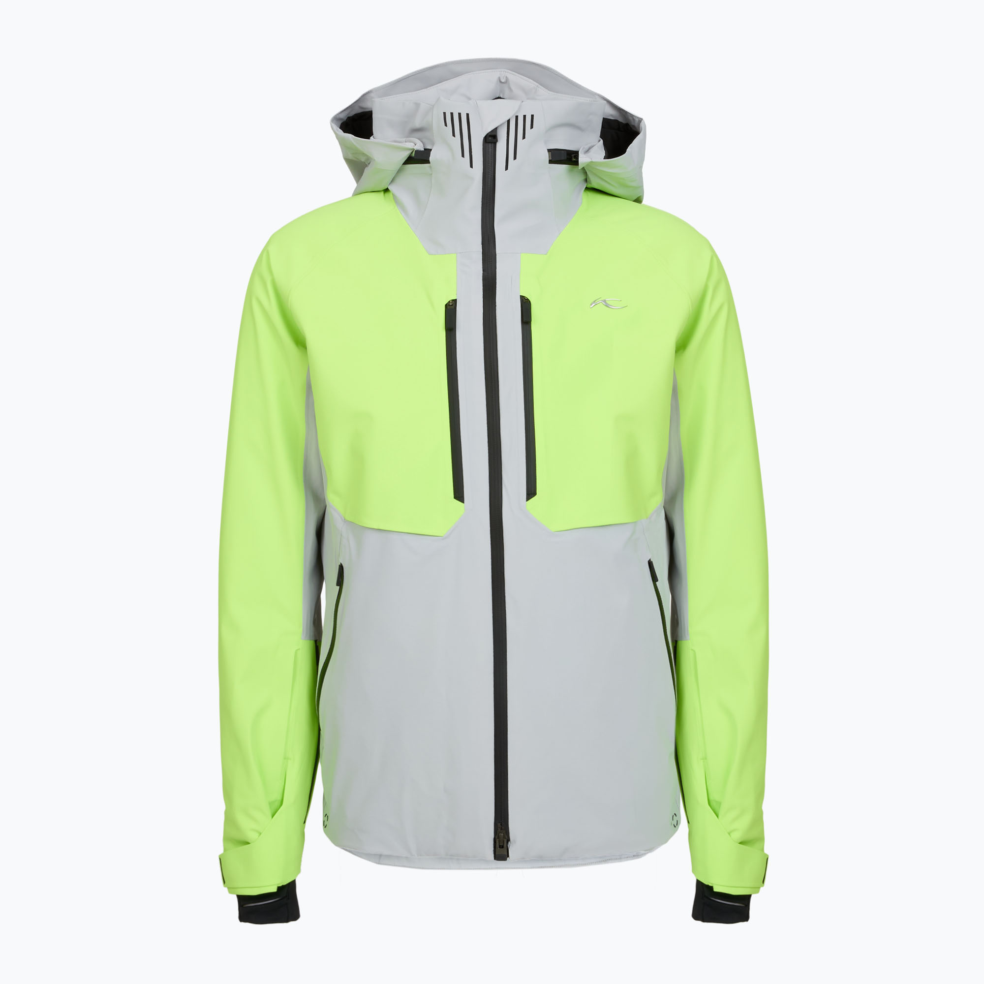 Férfi síkabát KJUS Ligety alloy/limelight (Ligety K00303)