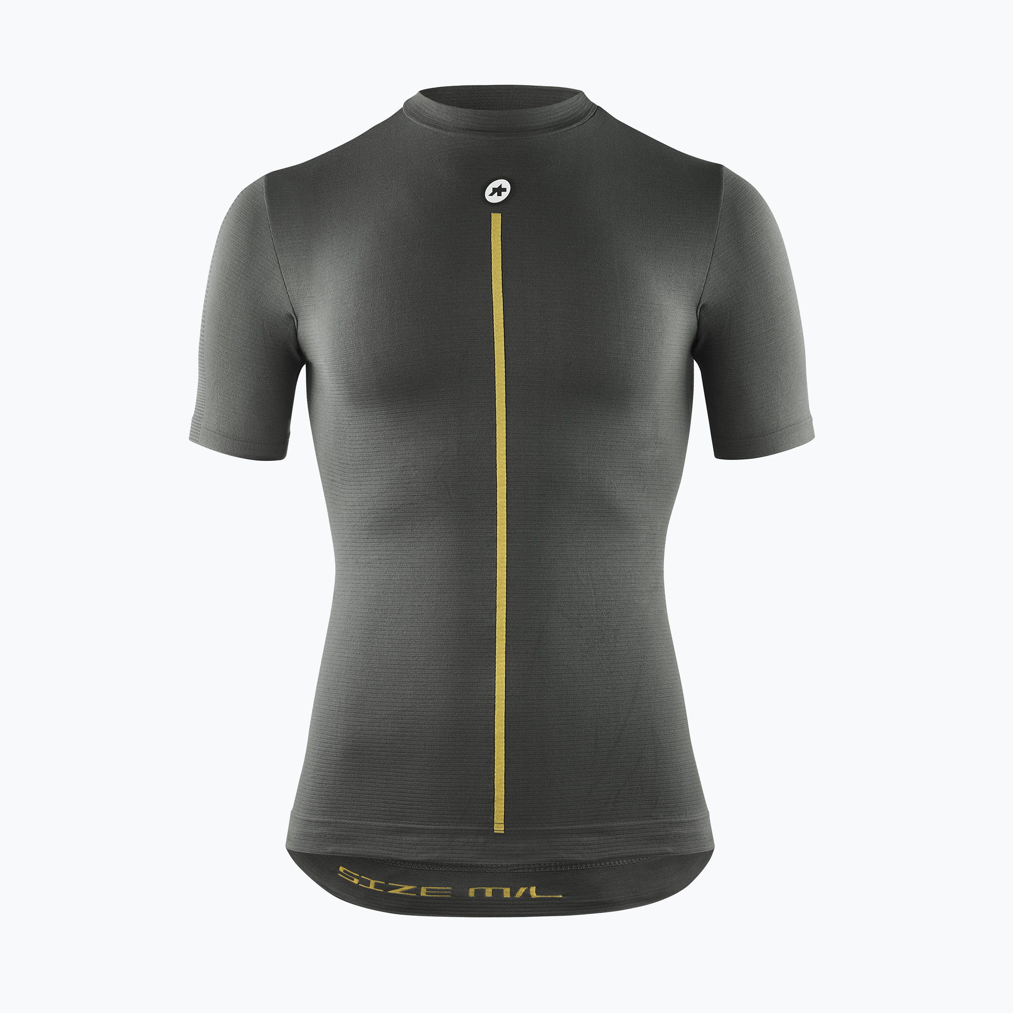 Men's ASSOS Spring Fall Skin Layer P1 cycling jersey anthracite grey (XS-S (0))