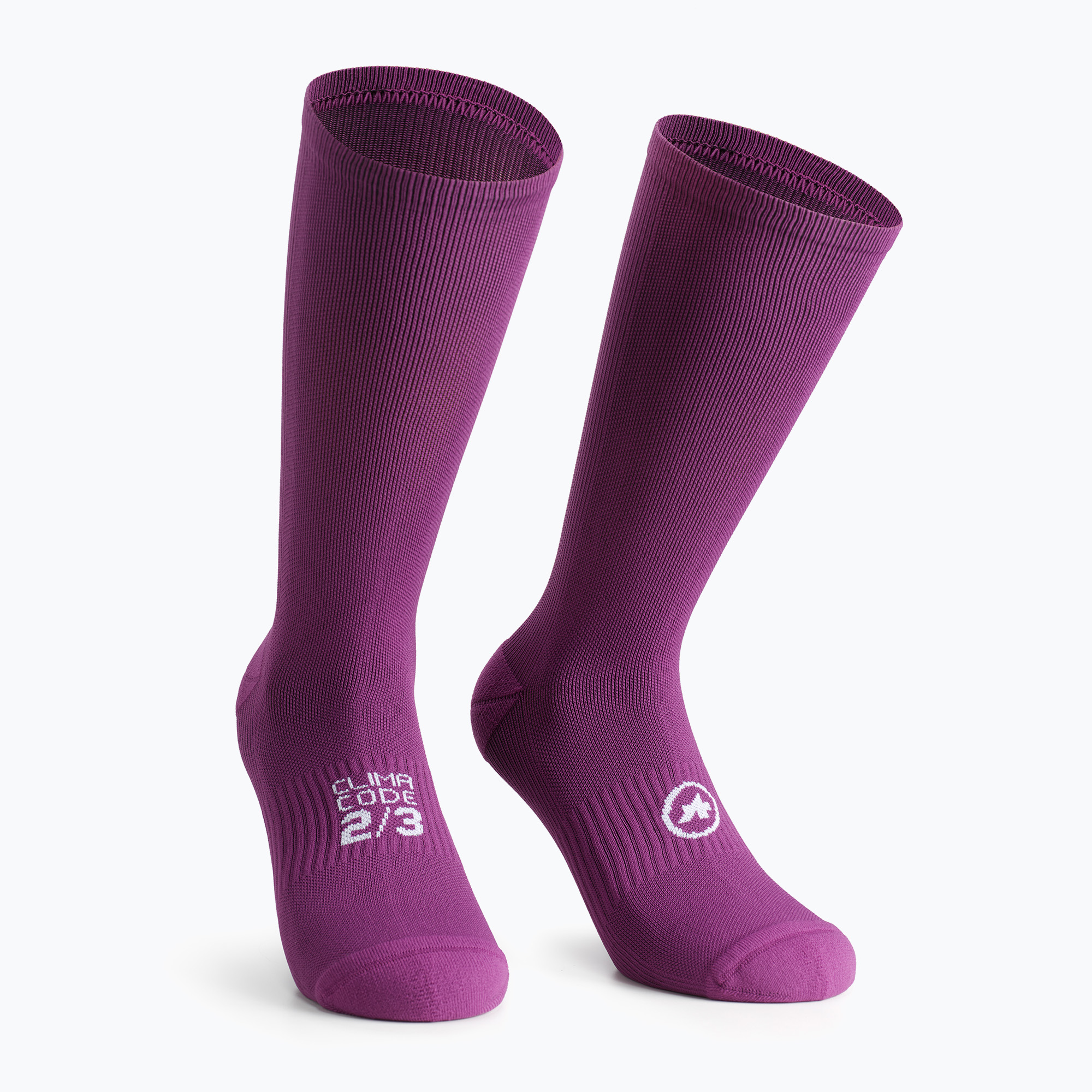 ASSOS tavaszi őszi Unisea kerékpáros zokni alkímia lila (Spring Fall Unisea P13.60.769.7E)