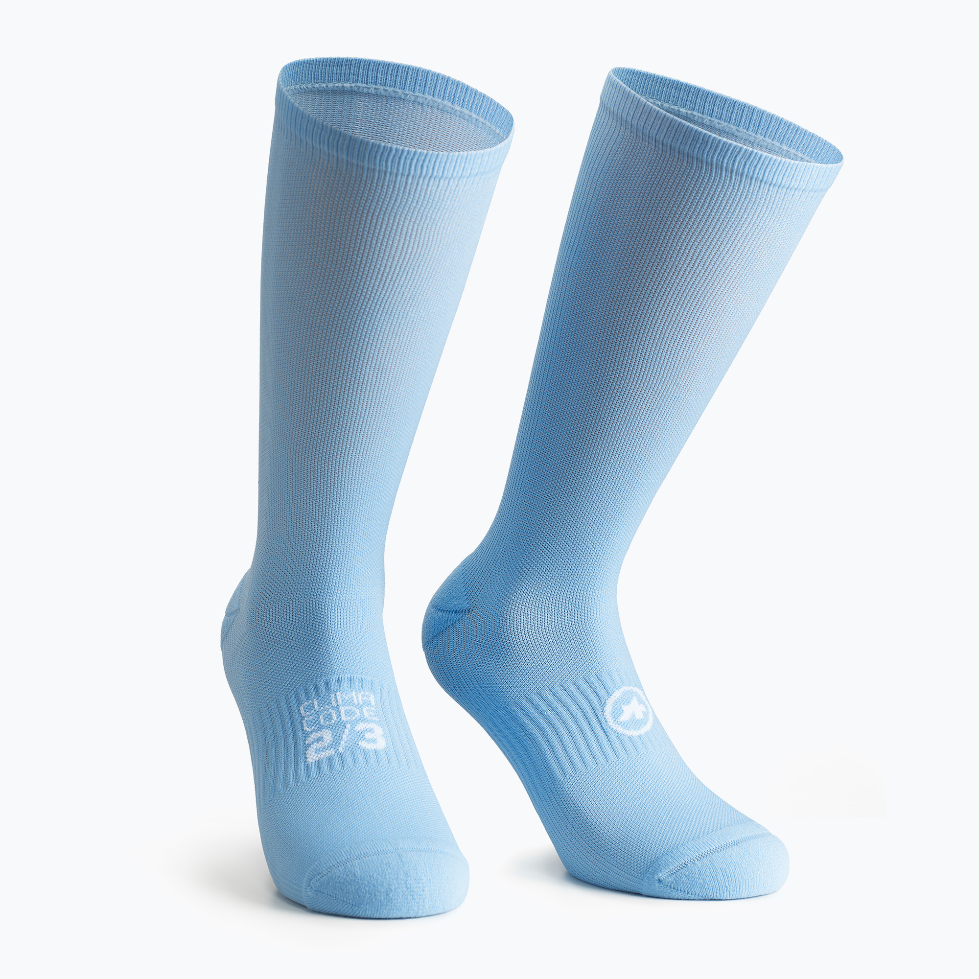 ASSOS Spring Fall Unisea thunder blue cycling socks (43-46 EU)
