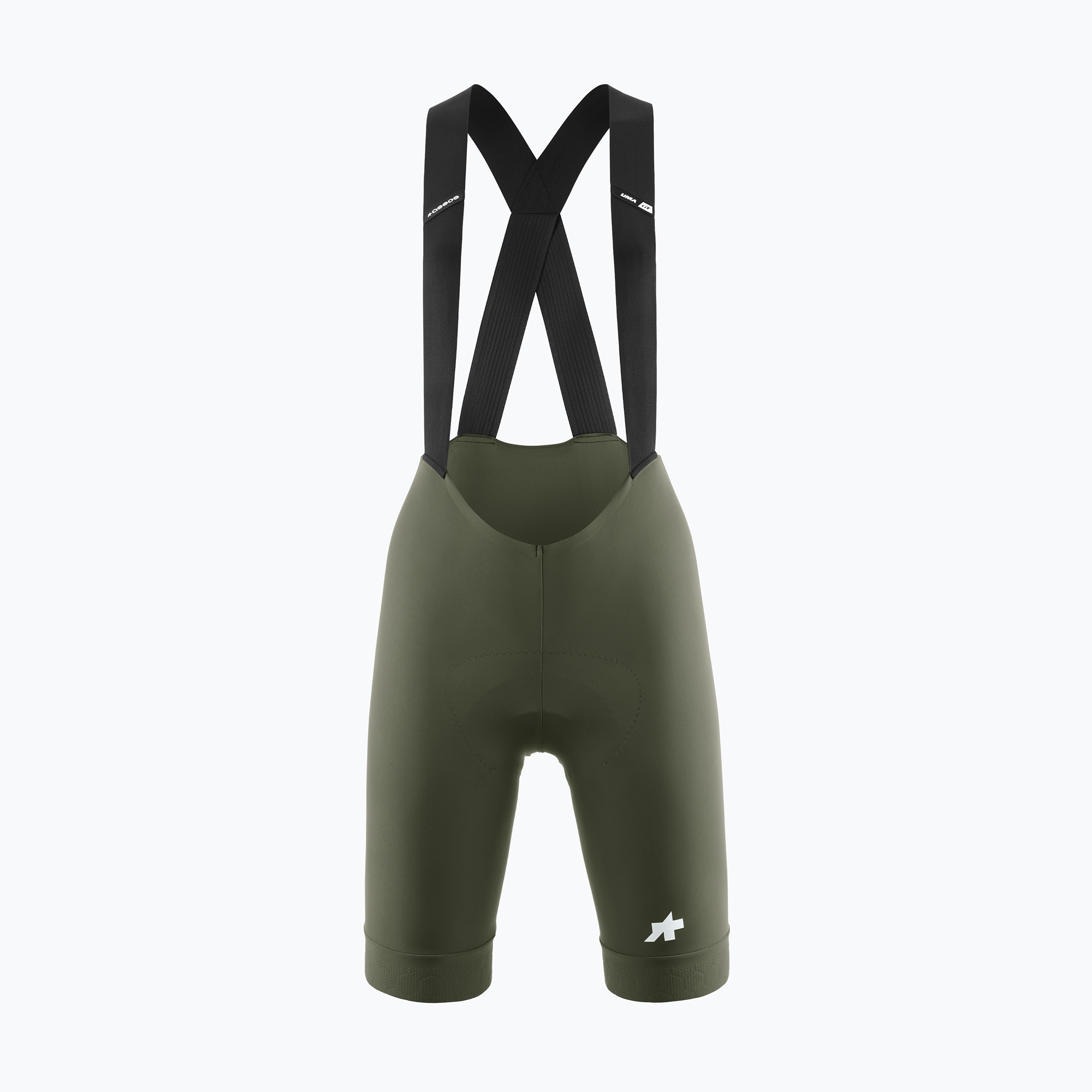 Дамски шорти за колоездене ASSOS Uma GT S11 Bib Shorts W moss green