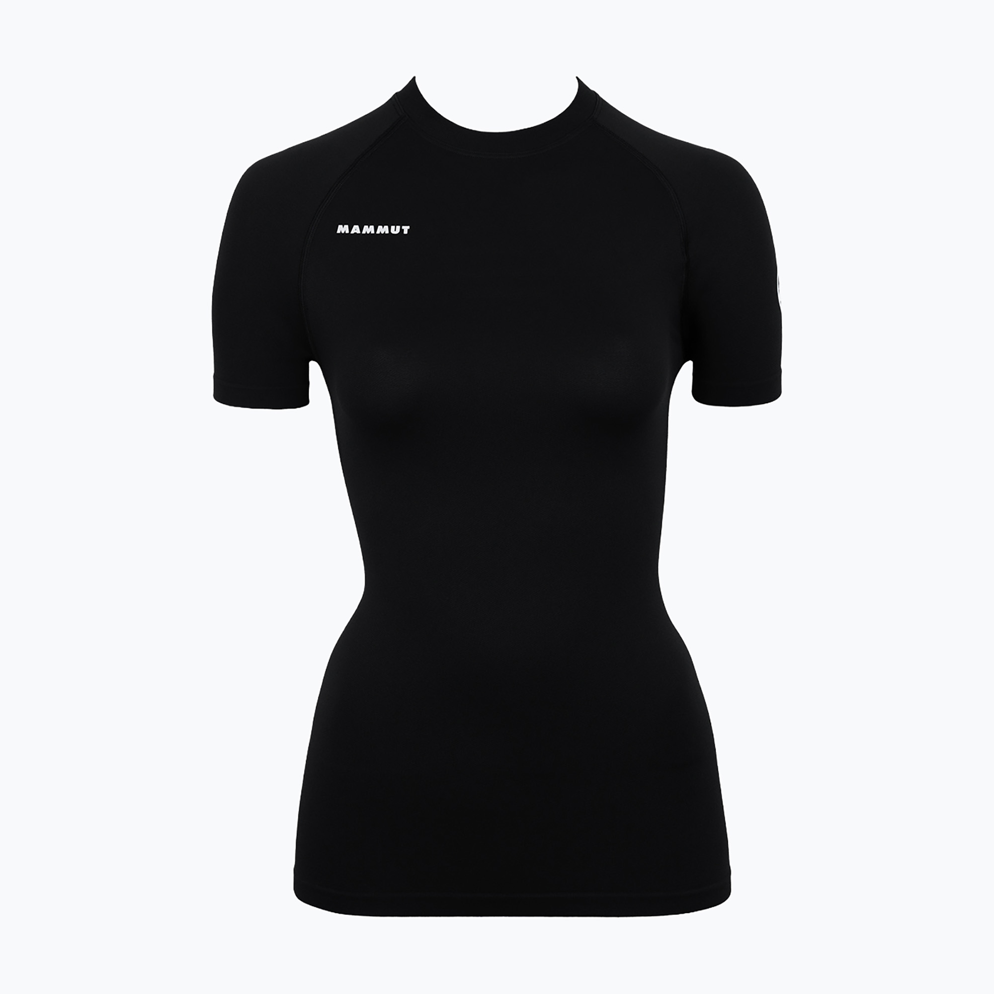 Дамска термоактивна тениска Mammut All-Mountain Seamless BL Mid black/white