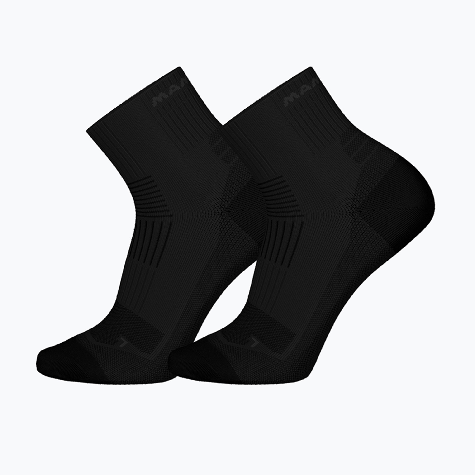 Чорапи Mammut Multisport Quarter Socks 2 pack black/black