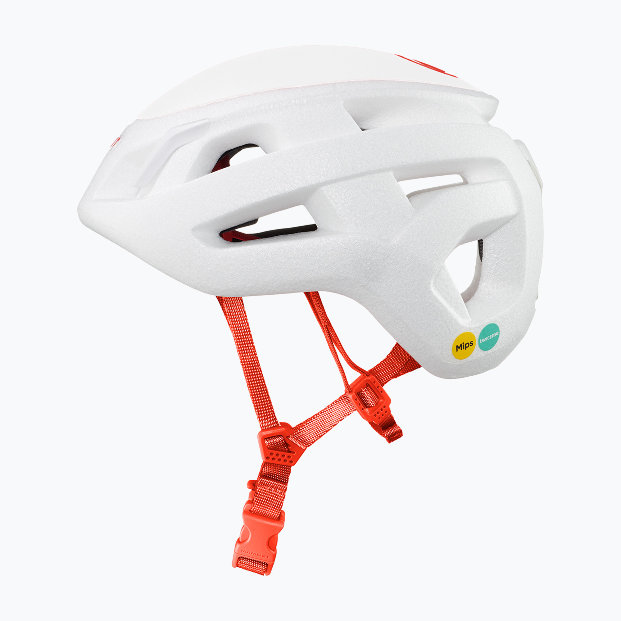 Lezecká prilba Mammut Wall Rider MIPS Twiceme 2.0 Helmet white/mammut red