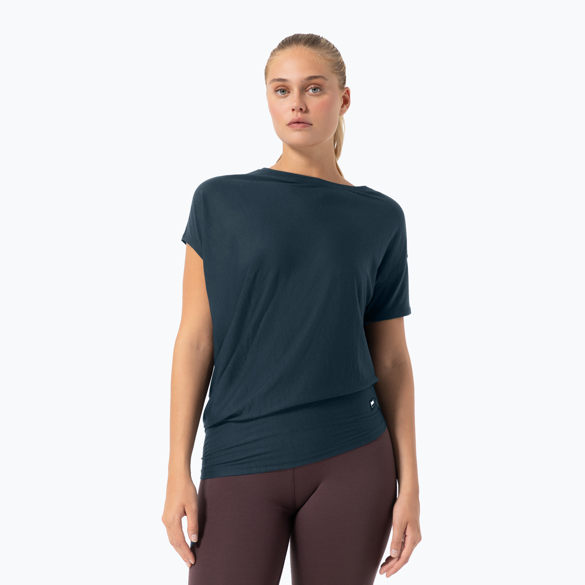Koszulka do jogi damska super.natural Yoga Loose Tee blueberry 