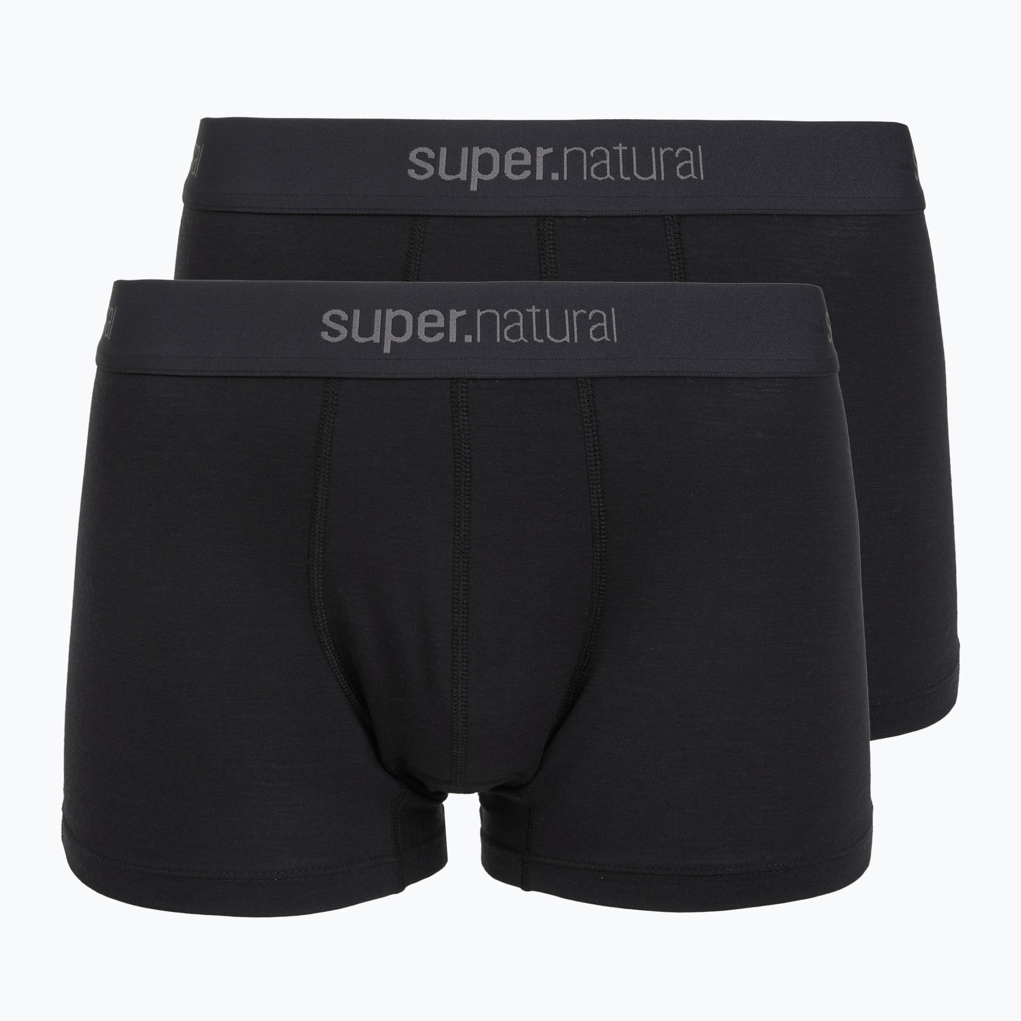Мъжки термоактивни боксерки super.natural Tundra 175, 2 чифта jet black/jet black