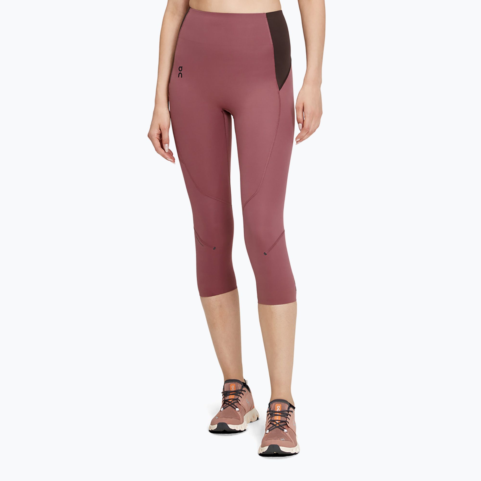 Legginsy damskie On Running Movement 3/4 cherry/ox 