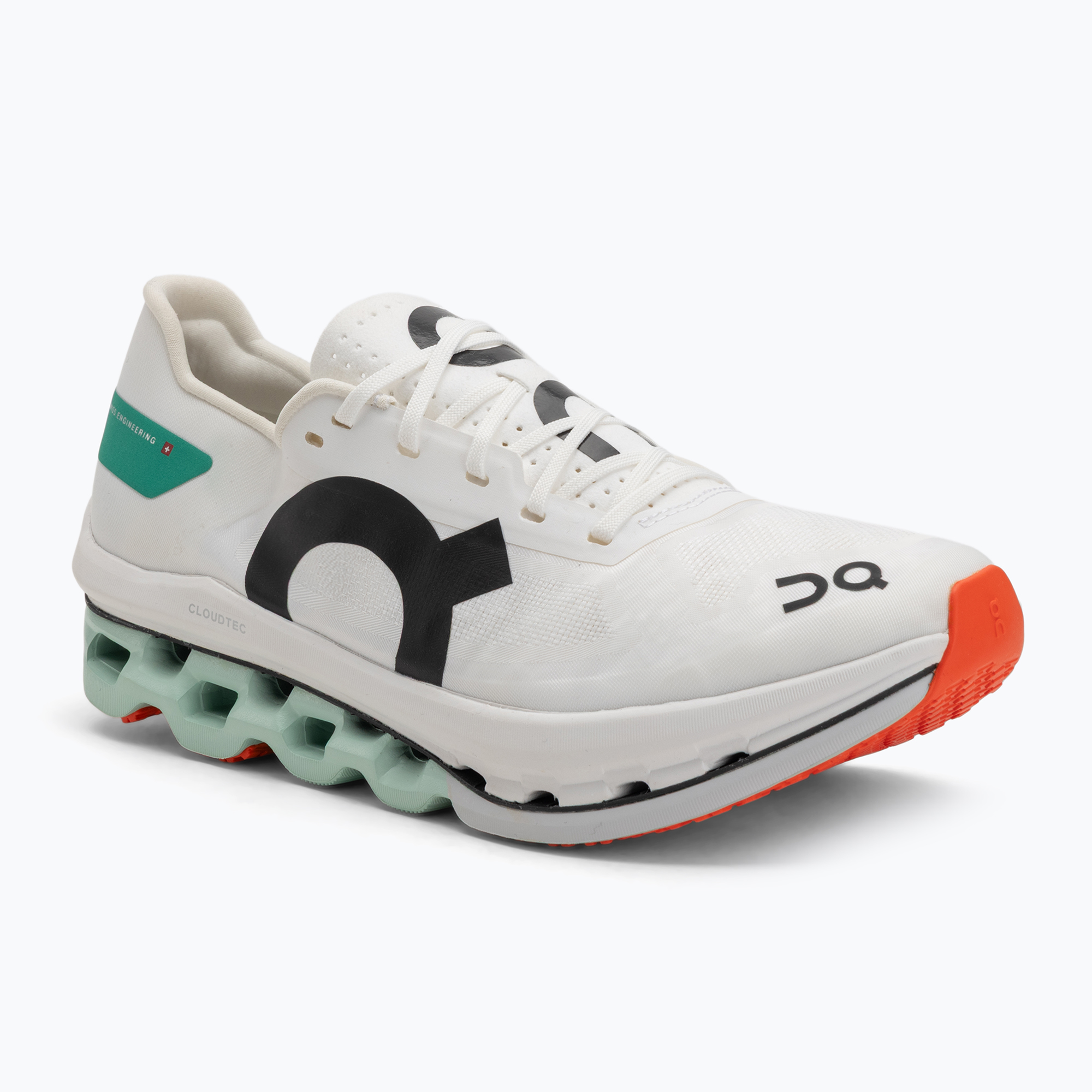 Buty do biegania damskie On Running Cloudboom Echo white/mint 