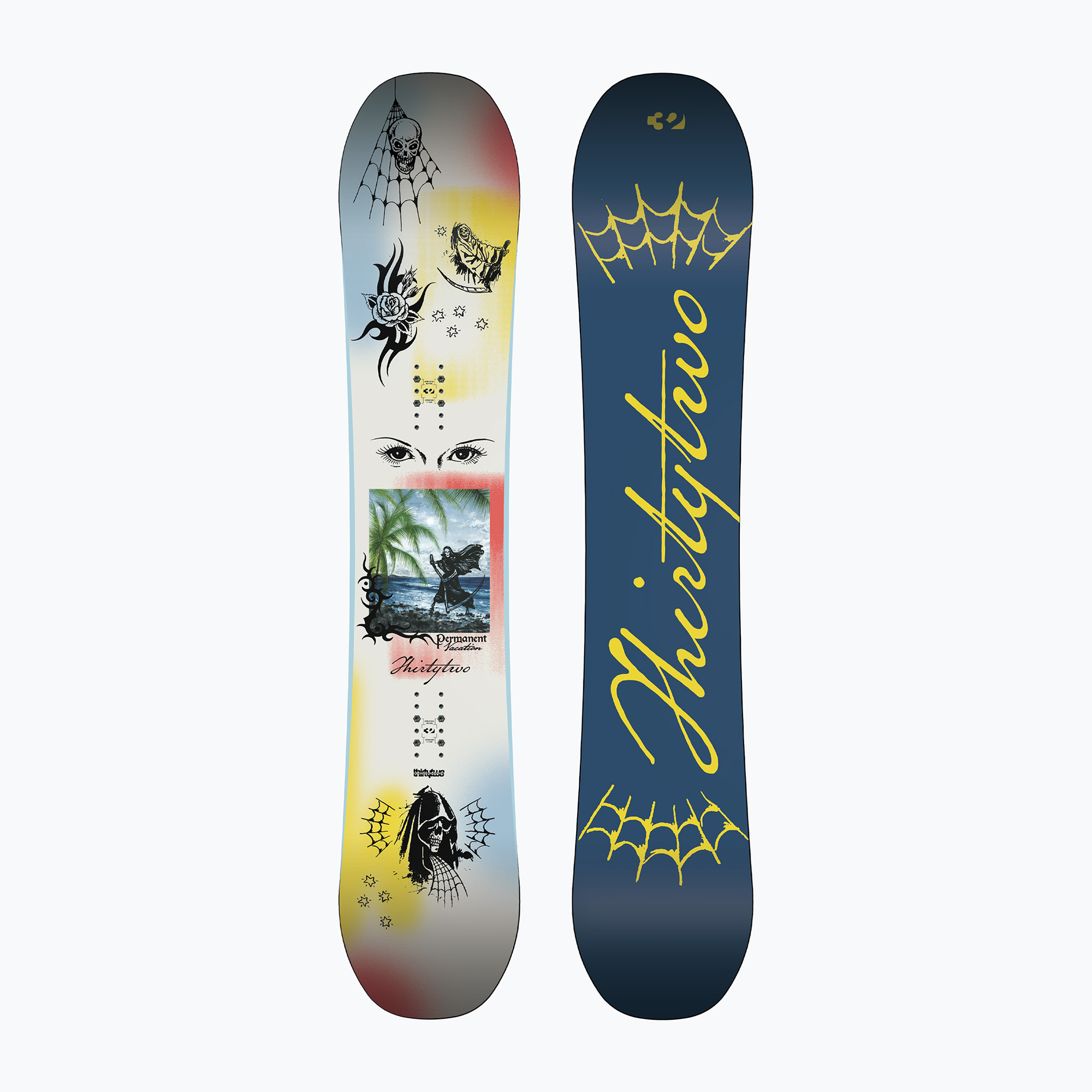 Мъжка сноуборд дъска ThirtyTwo Permanent Vacation white