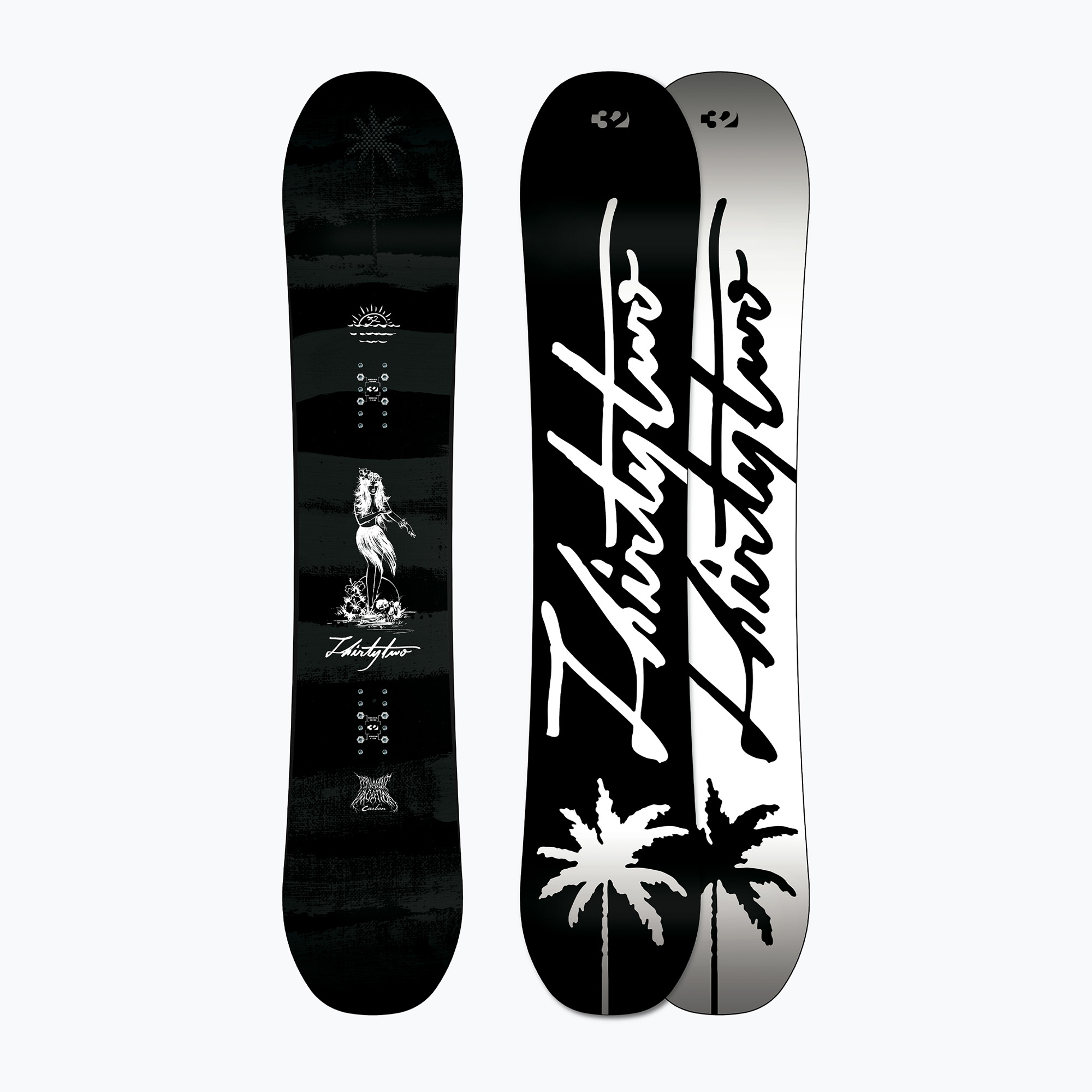 Мъжка сноуборд дъска ThirtyTwo Permanent Vacation Carbon black