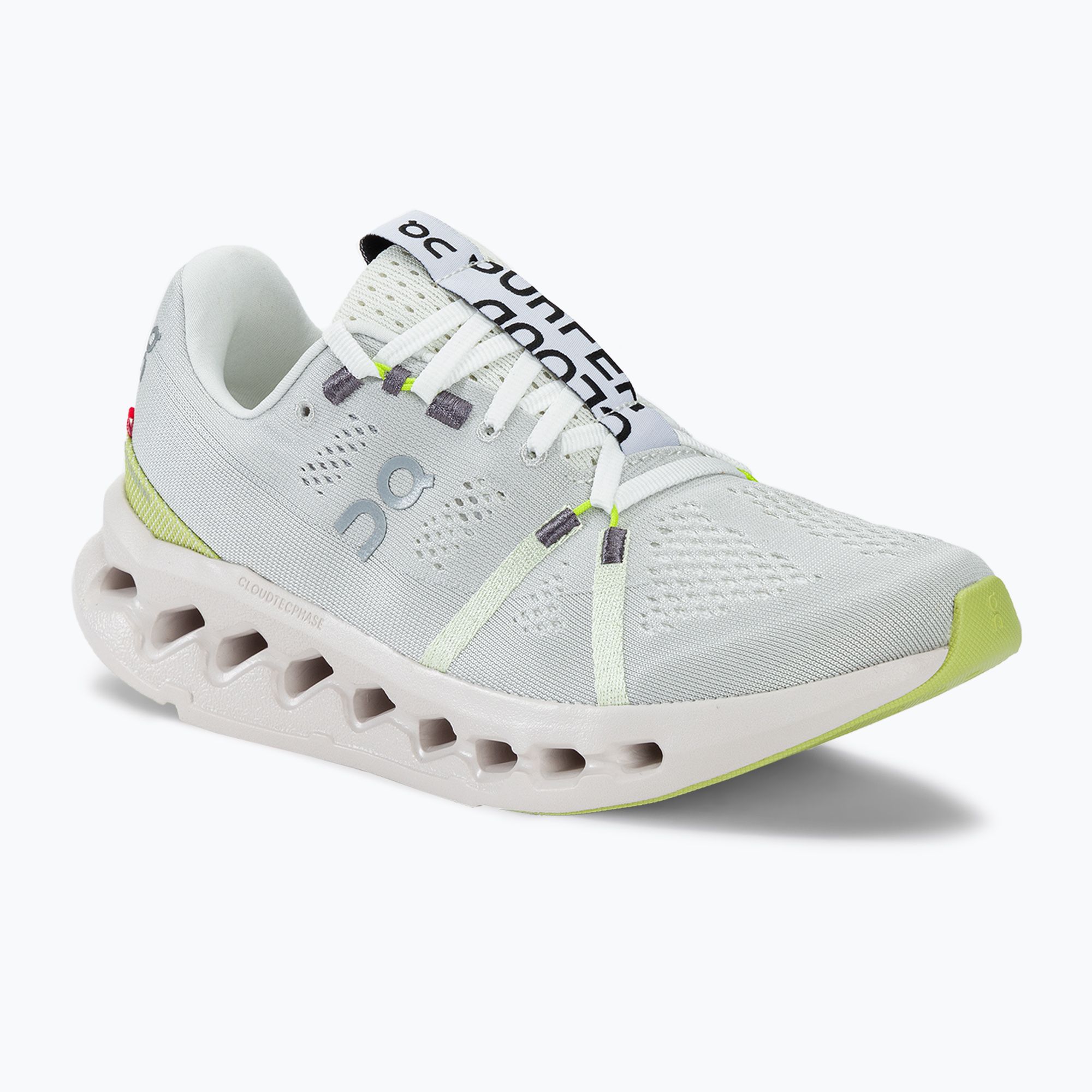 Buty do biegania damskie On Running Cloudsurfer white/sand 