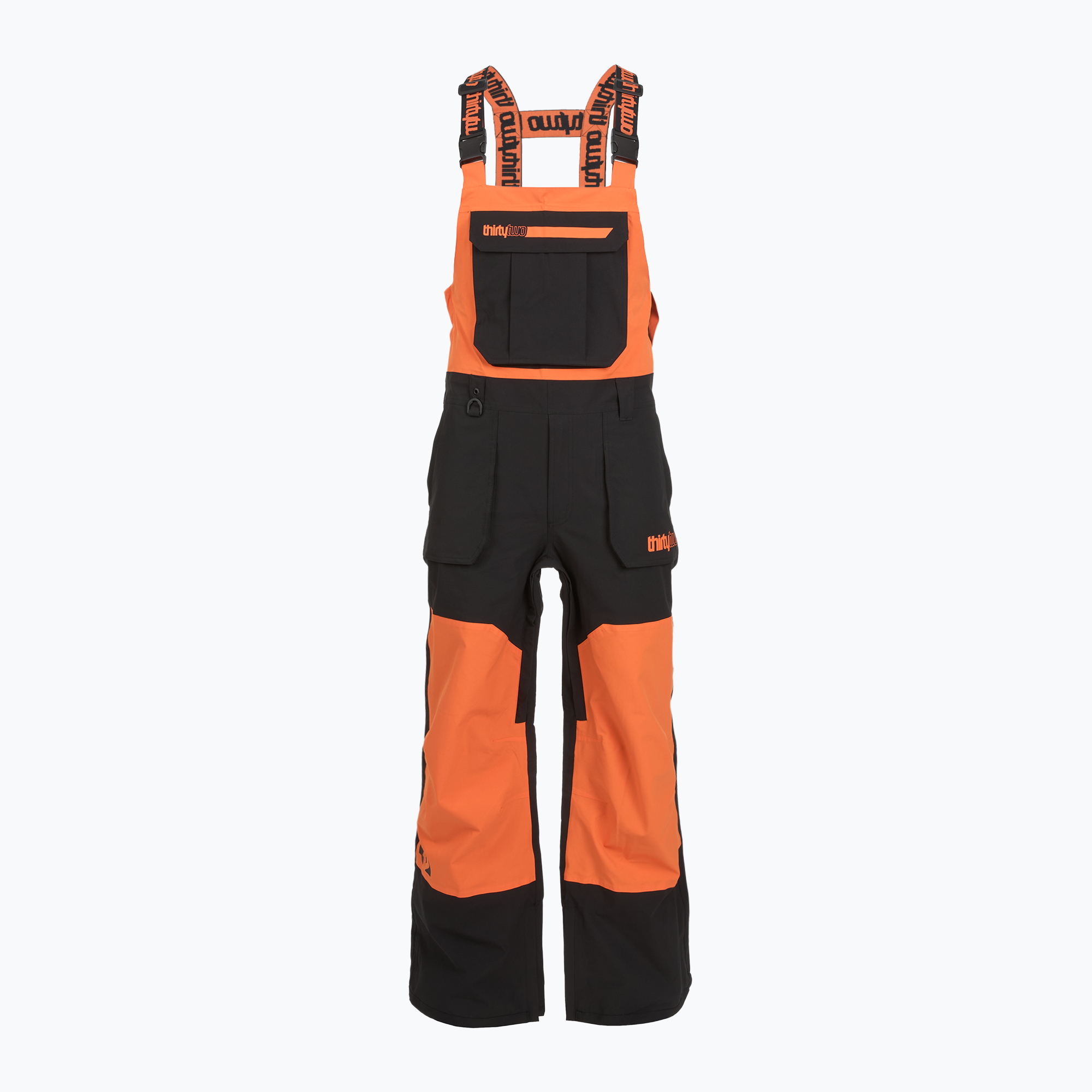 Мъжки панталони за сноуборд ThirtyTwo Basement Bib black/orange