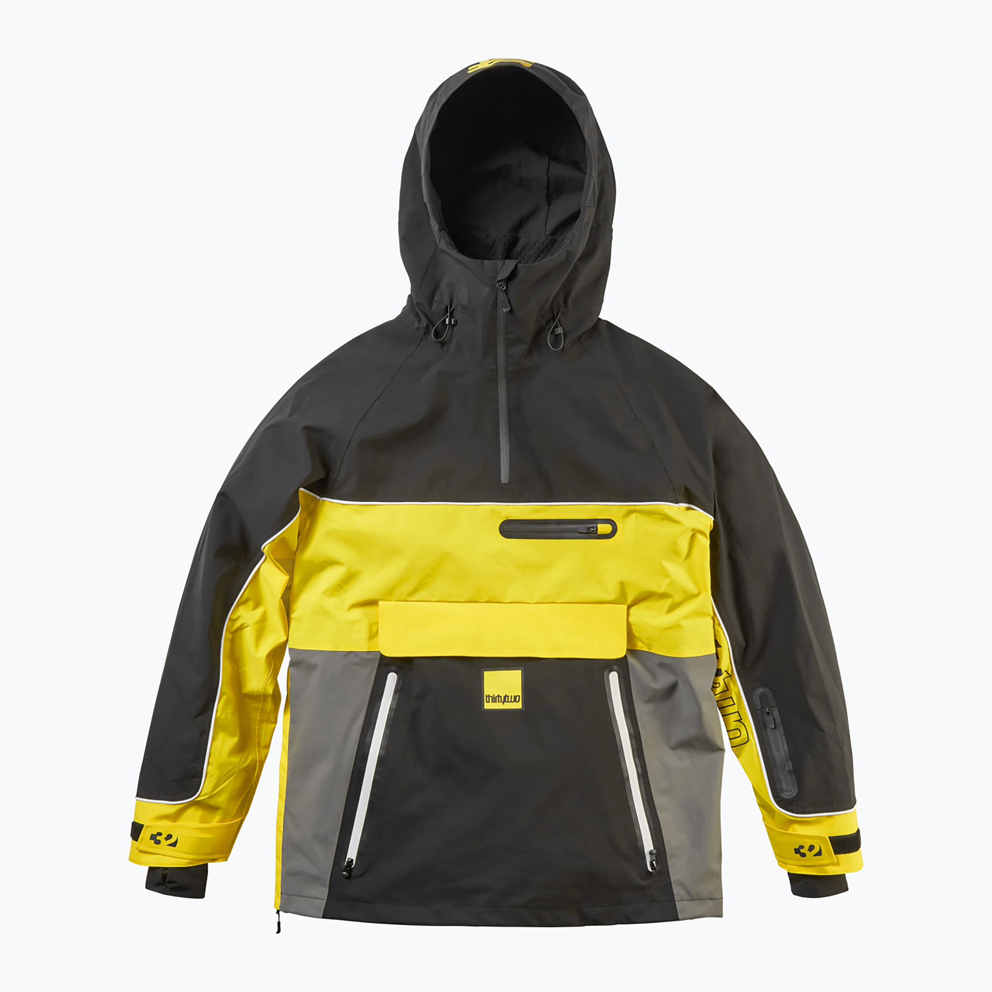 Мъжко яке за сноуборд ThirtyTwo Light X Walker Anorak black/yellow
