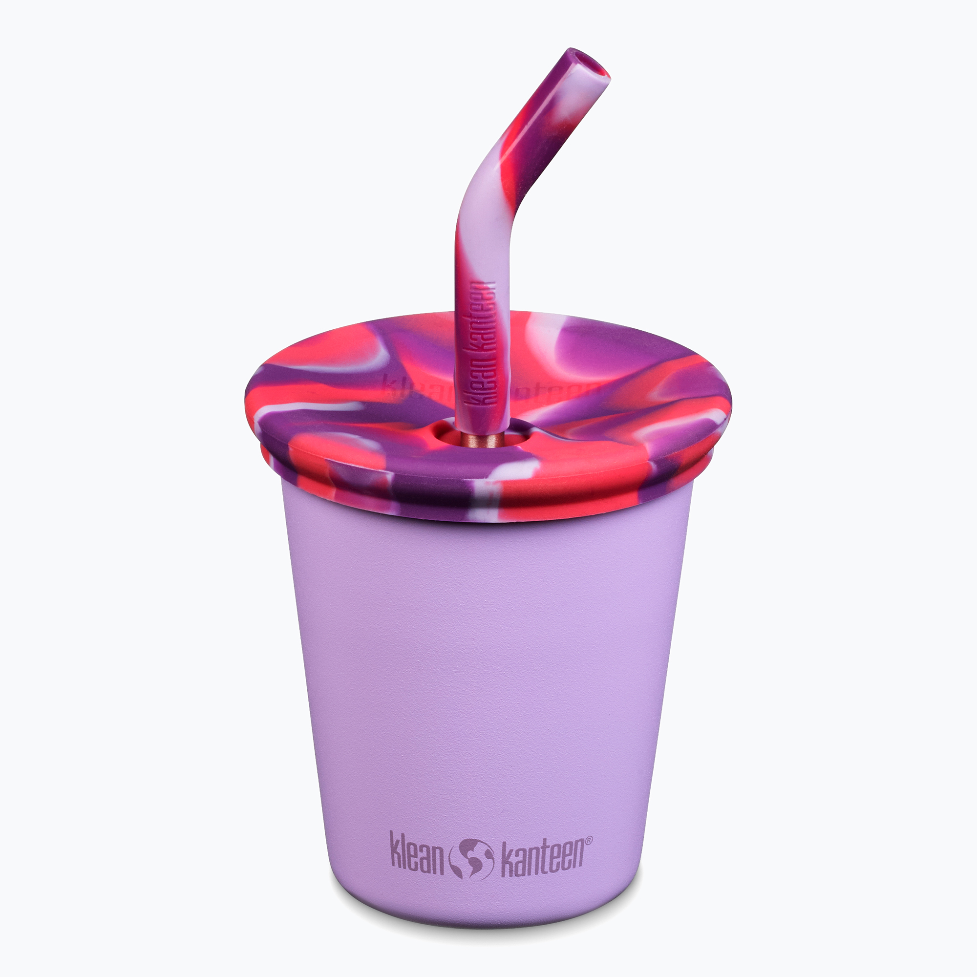 Klean Kanteen Kid's Steel Straw Lid 296 ml crocus petal mug (296 ml)