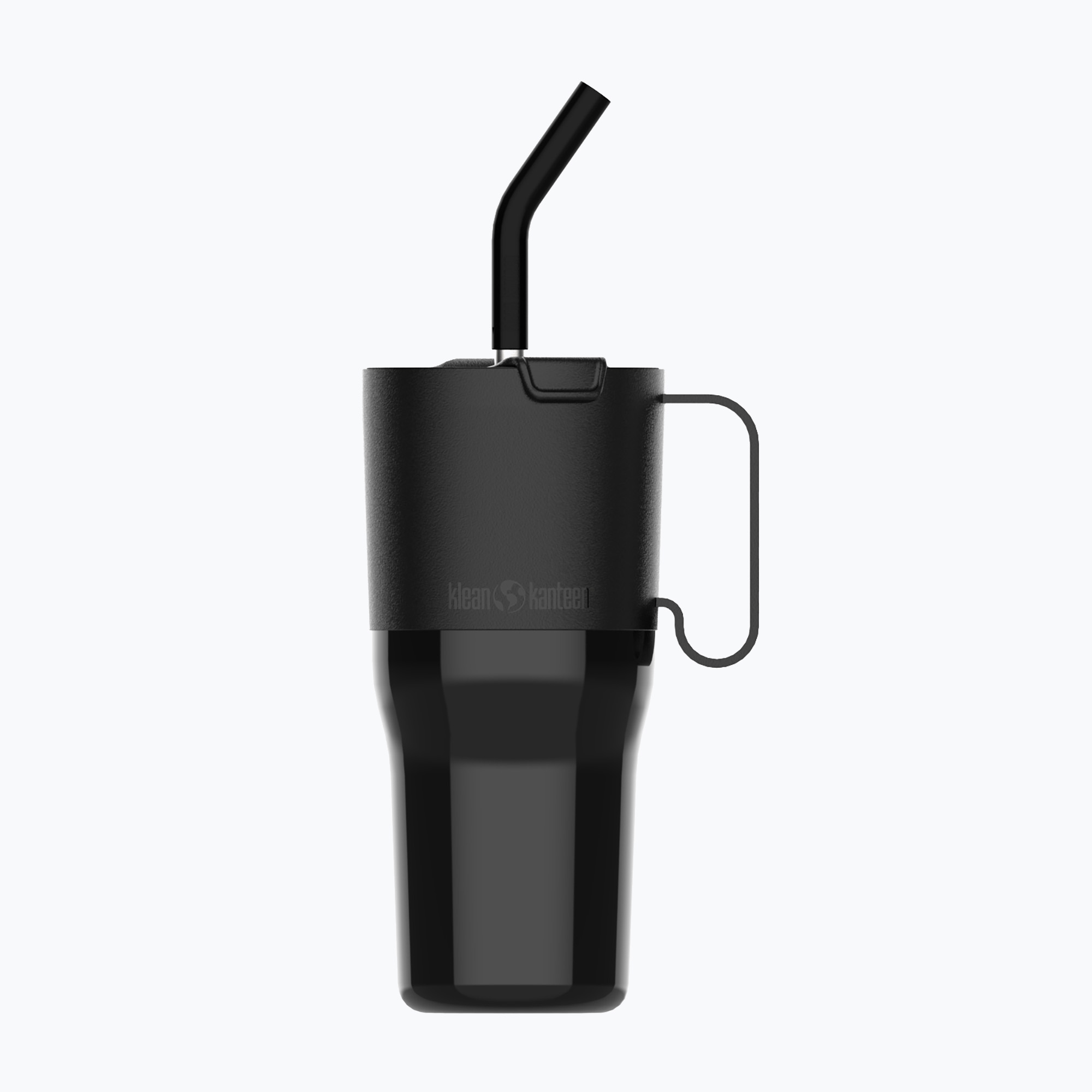 Cană termică KLEAN KANTEEN Rise Tumbler Flip Straw 1064 ml black