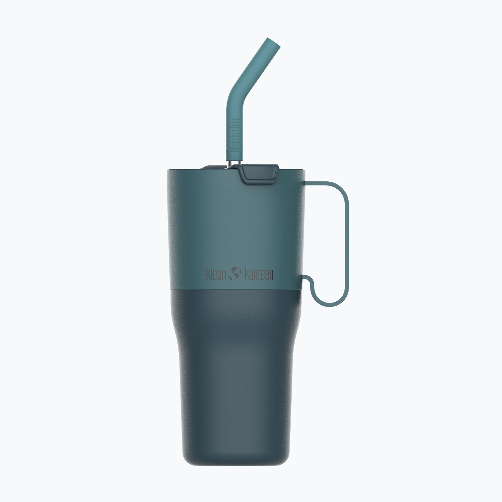 Cană termică KLEAN KANTEEN Rise Tumbler Flip Straw 1064 ml brittany blue