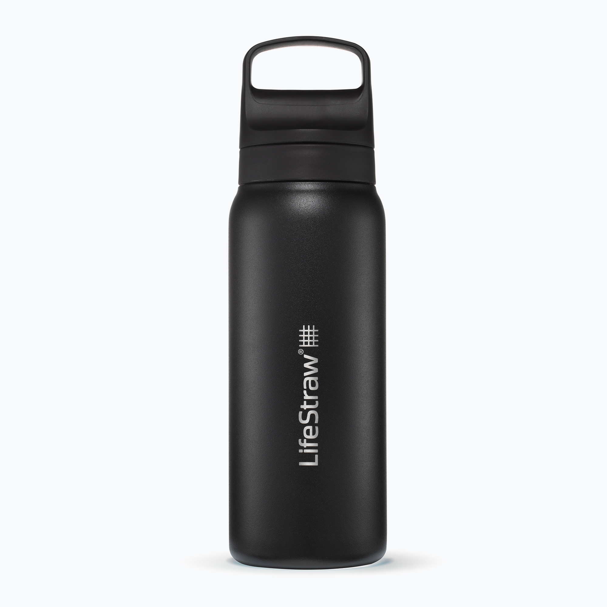 Butelka turystyczna Lifestraw Go 2.0 Steel z filtrem 700 ml black 
