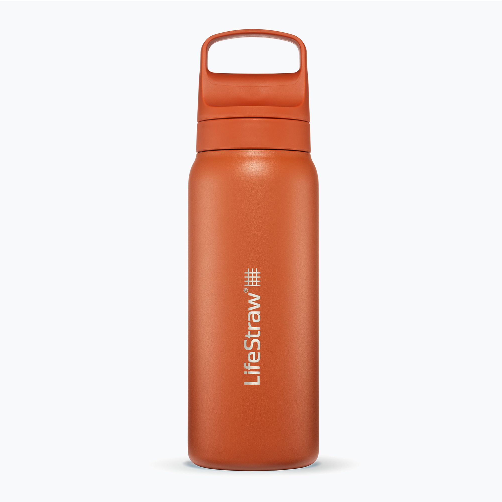 Butelka turystyczna Lifestraw Go 2.0 Steel z filtrem 1 l kyoto orange 
