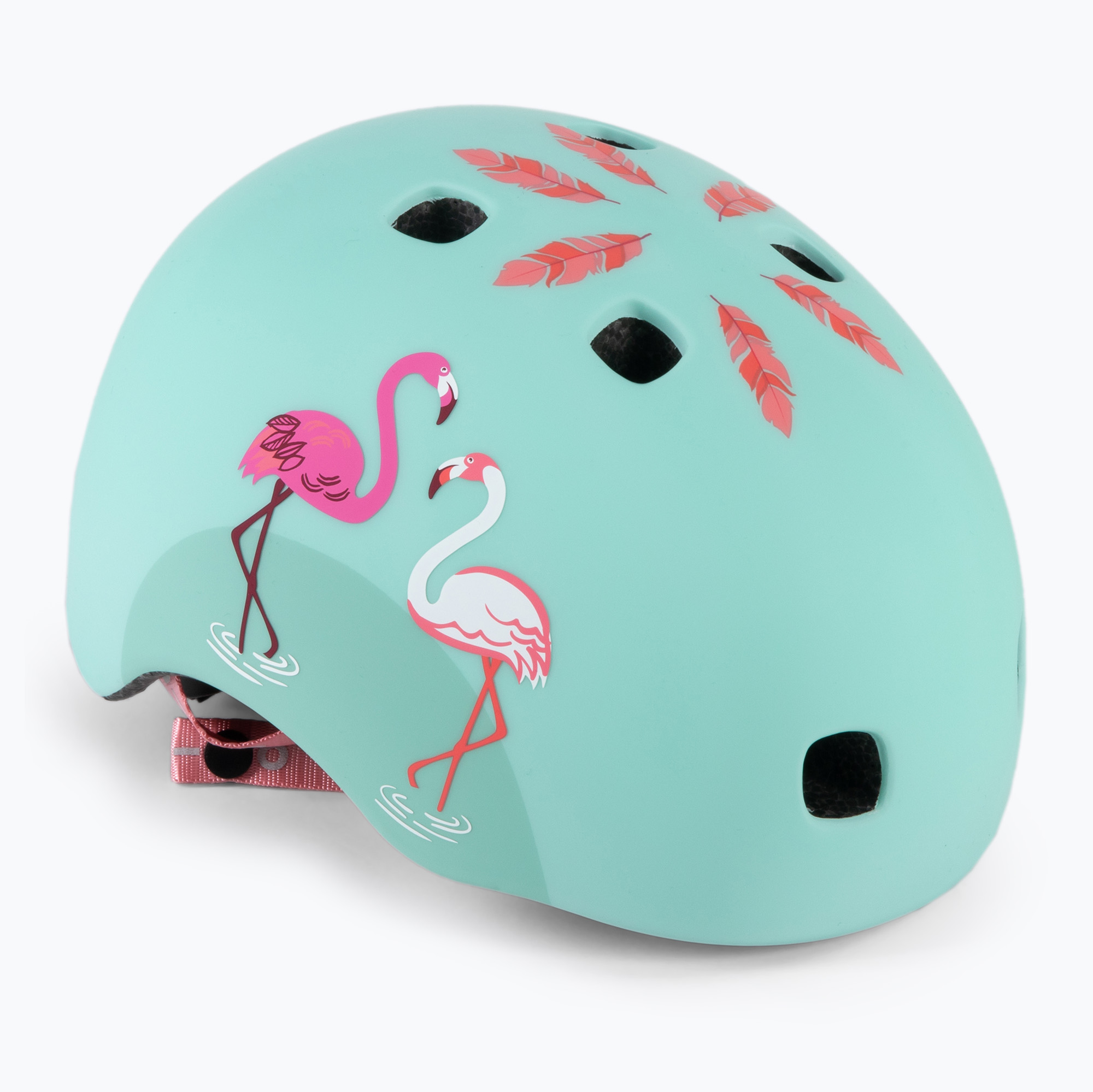 Kask dziecięcy Micro PC Flamingo 
