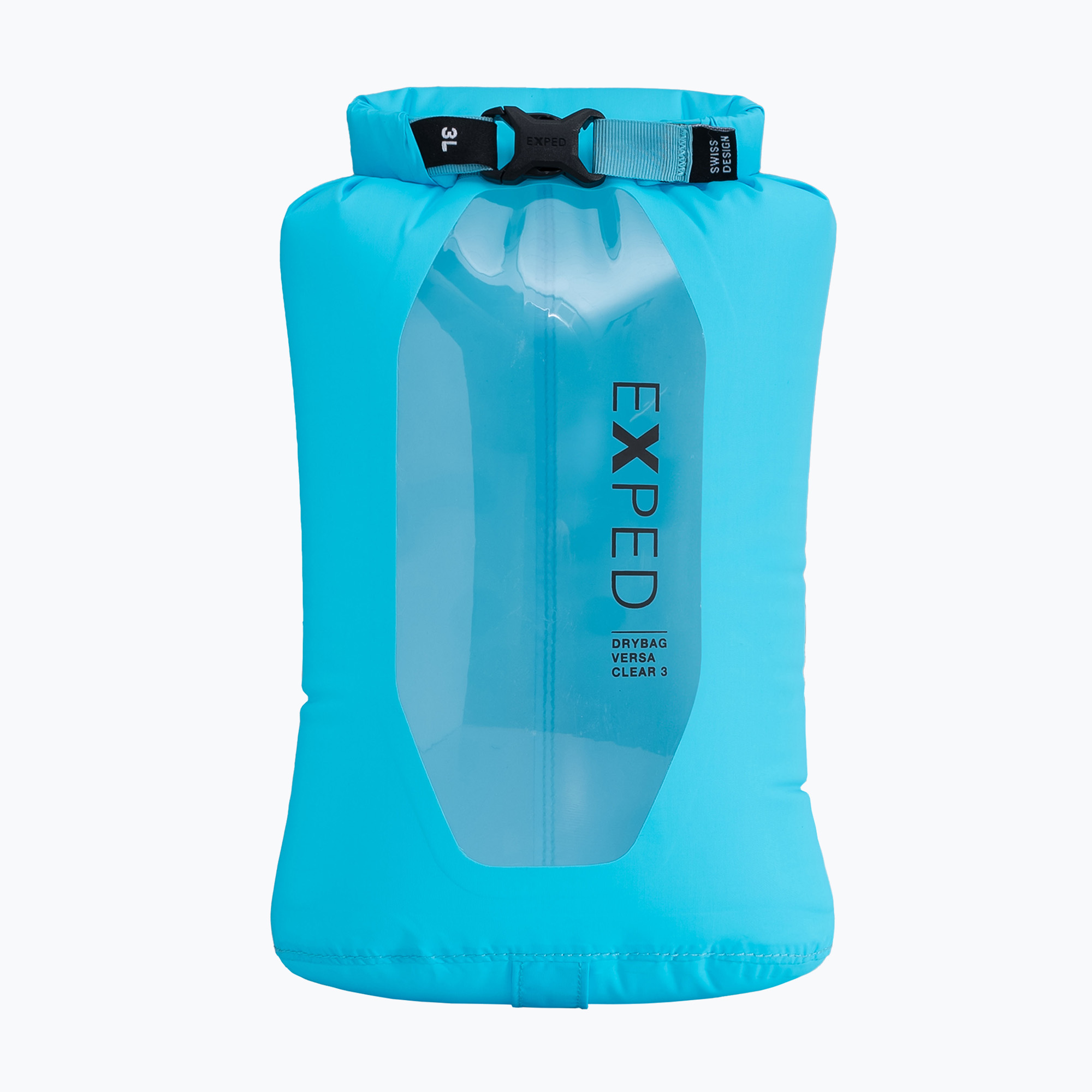 Sac impermeabil Exped Drybag Versa Clear 3 l cyan