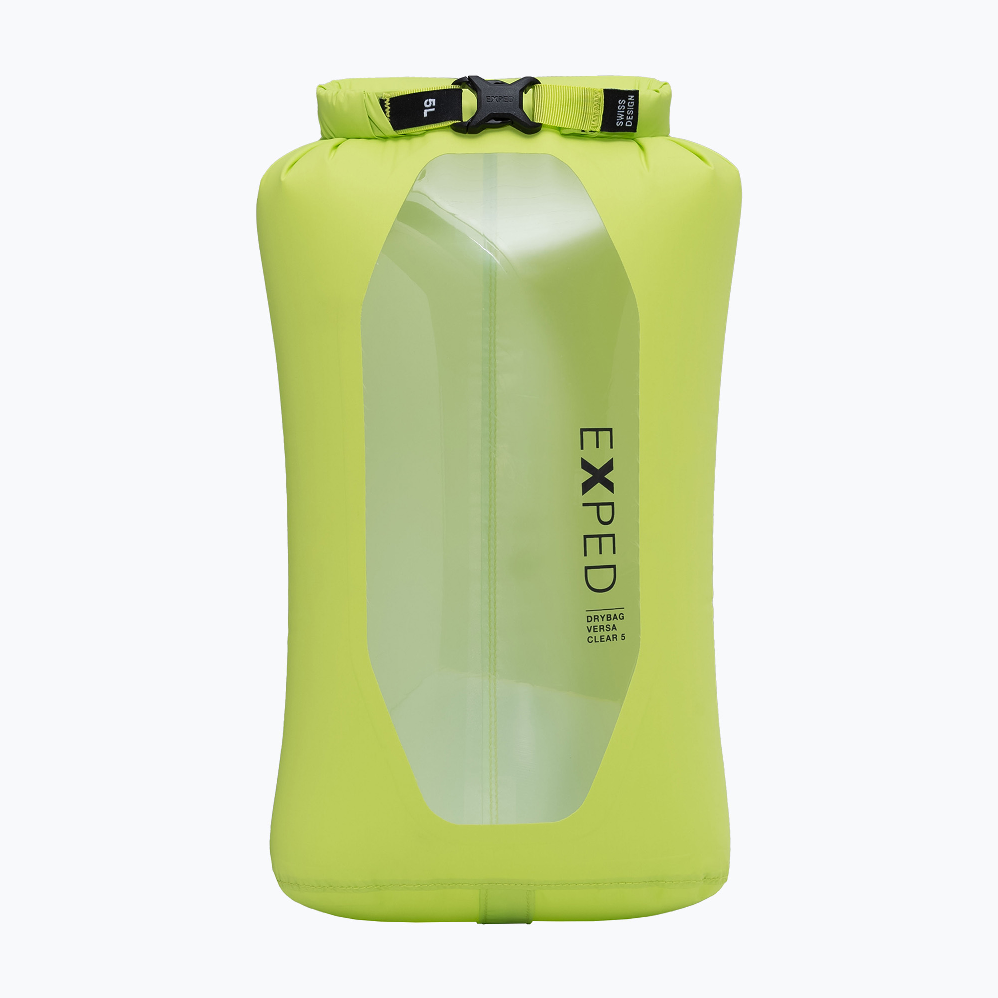 Nepromokavý vak Exped Drybag Versa Clear 5 l lime