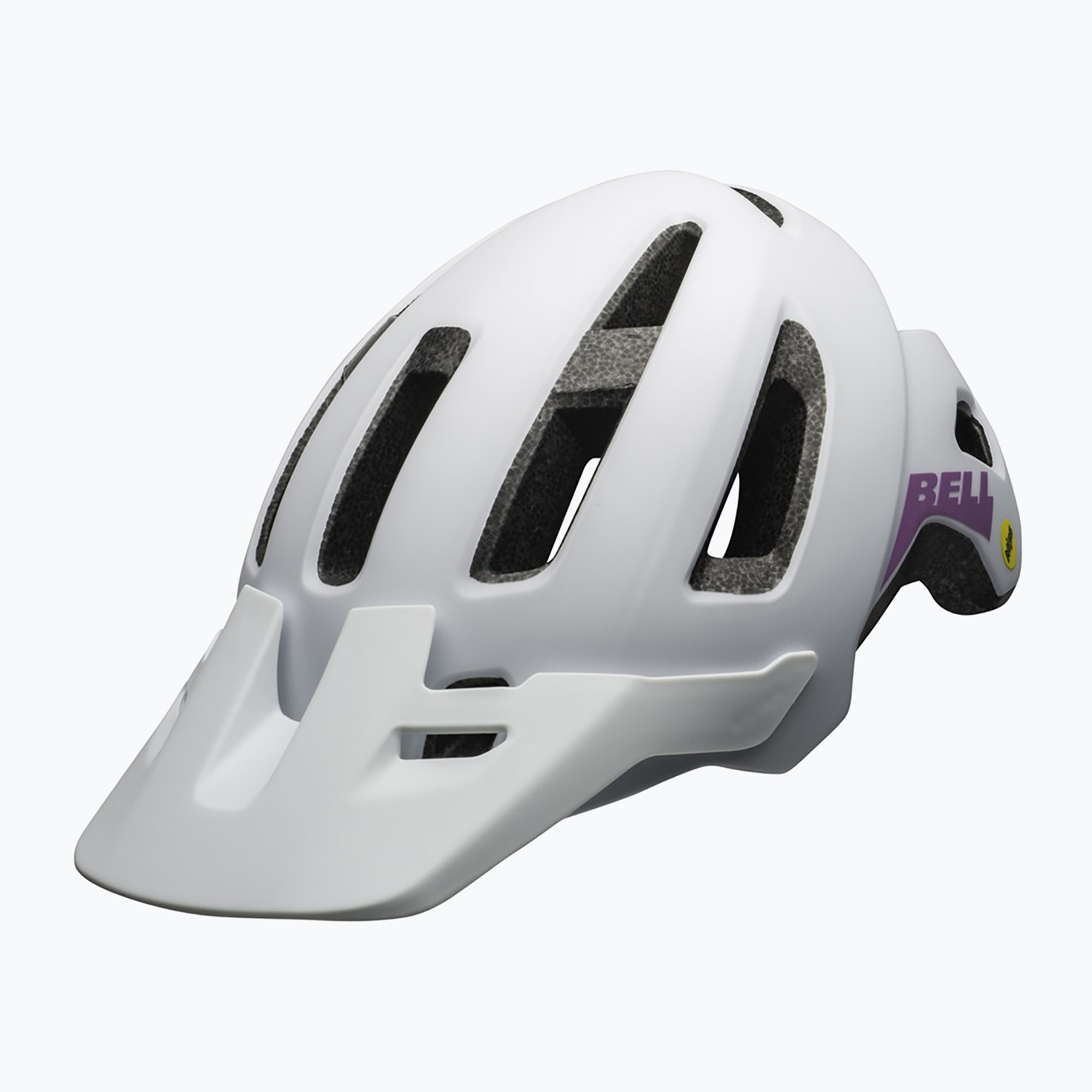 Casco da bici Bell Nomad Integrated MIPS bianco opaco/viola (52-57 cm) (Nomad Integrated MIPS BEL-7118735)