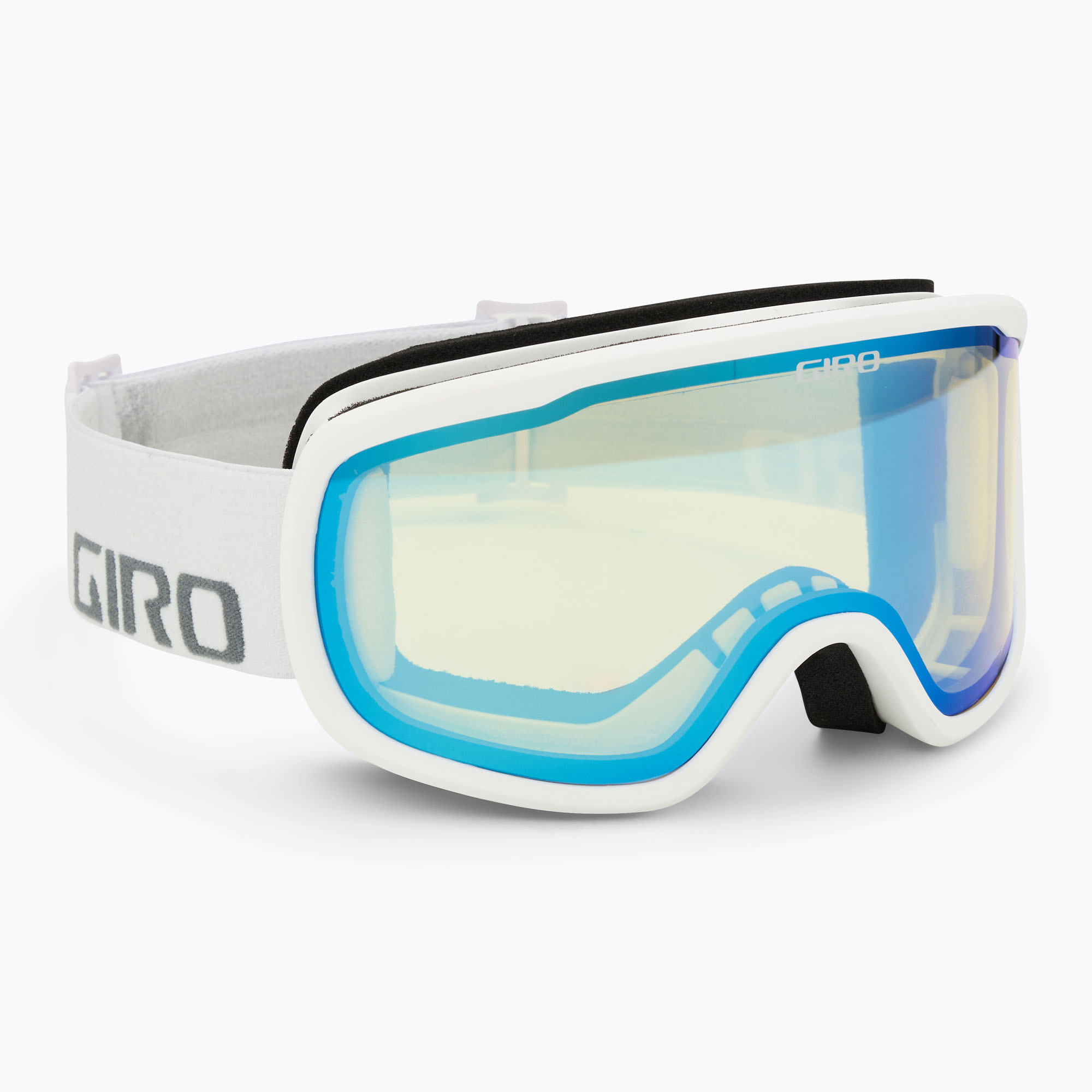 Lyžiarske okuliare Giro Cruz white wordmark/ yellow boost (Cruz 7130177)