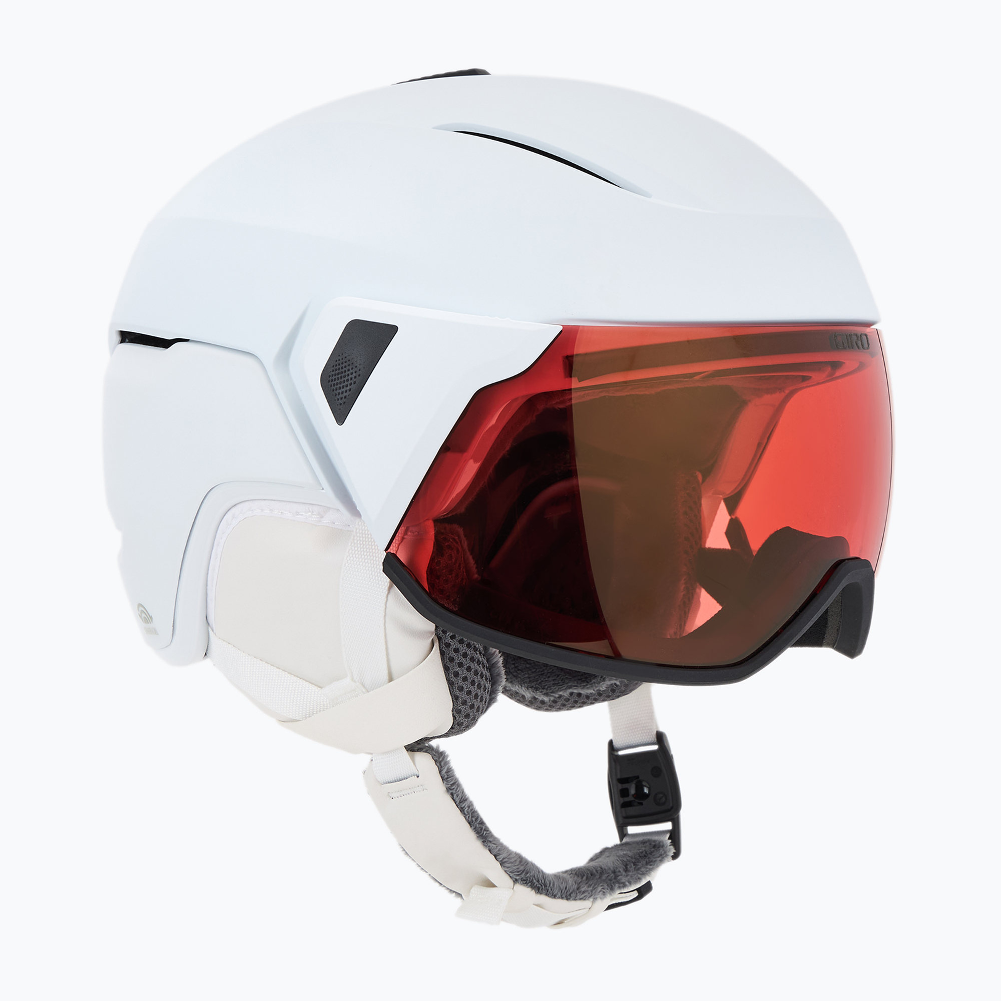 Ски каска Giro Aria Spherical S2 matt white/vivid cooper