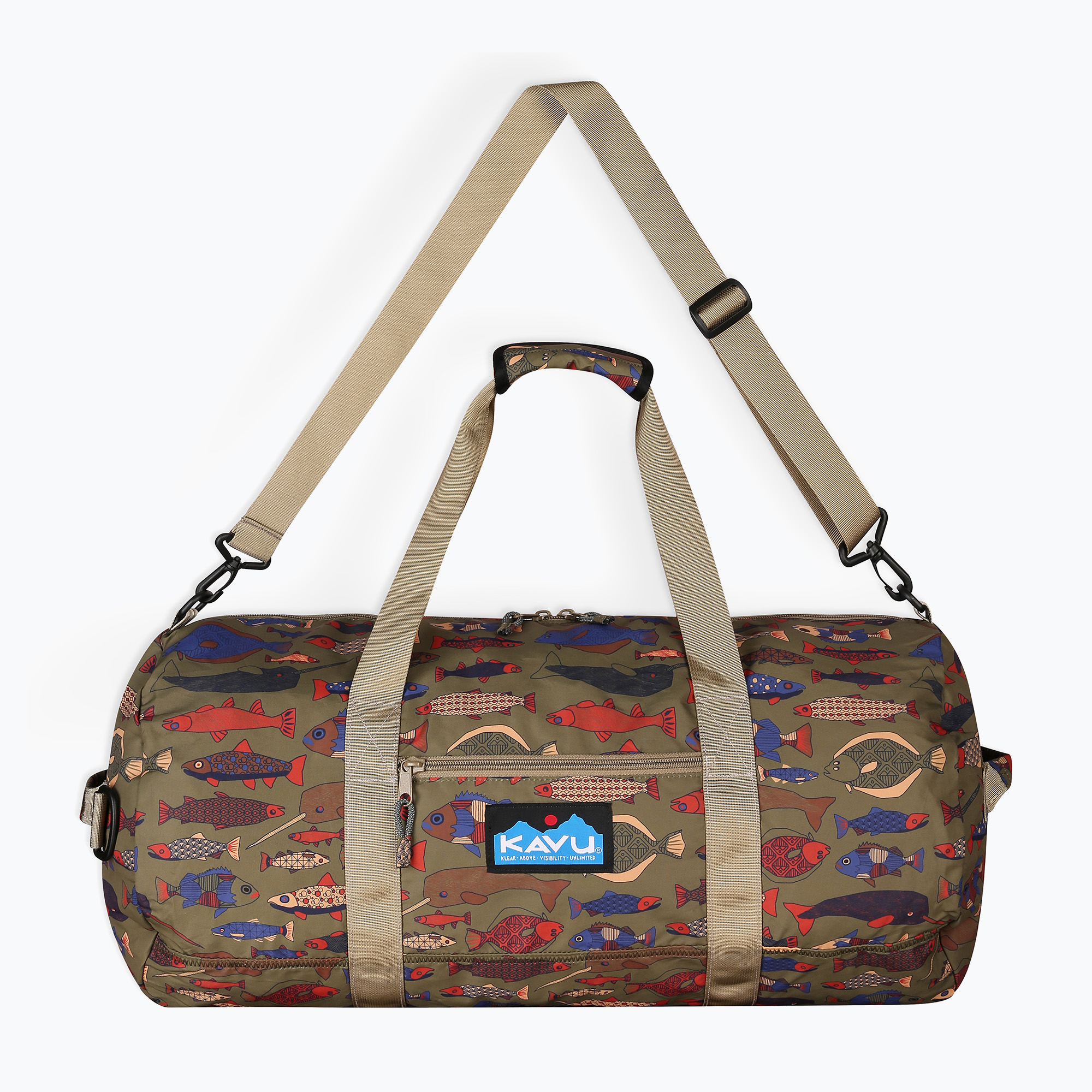 Torba podróżna KAVU Tide Rip 46 l fish tessellate 