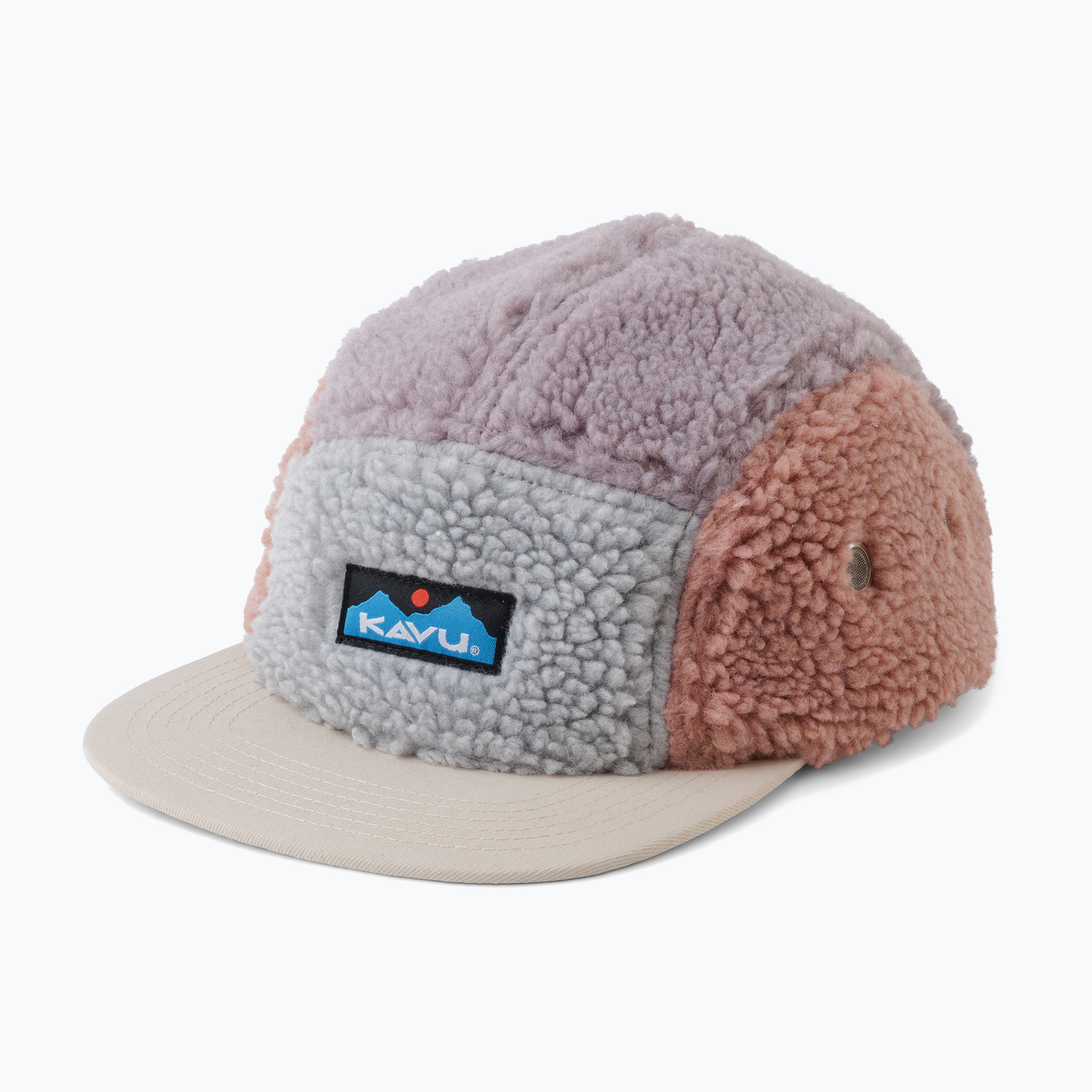 Czapka z daszkiem zimowa KAVU Fur Ball Camp pastel moon 