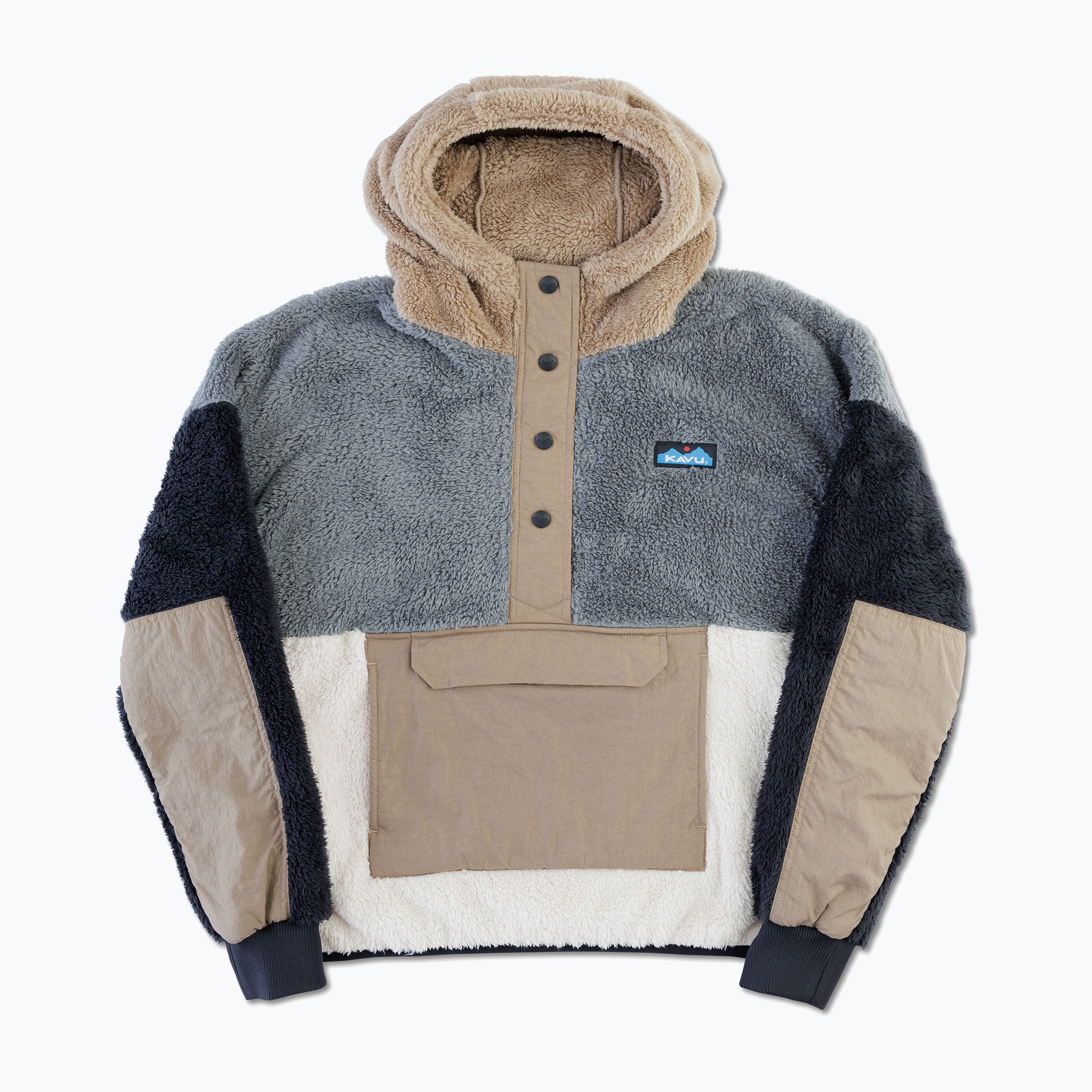Bluza polarowa damska KAVU Moon Ridge shadow block 