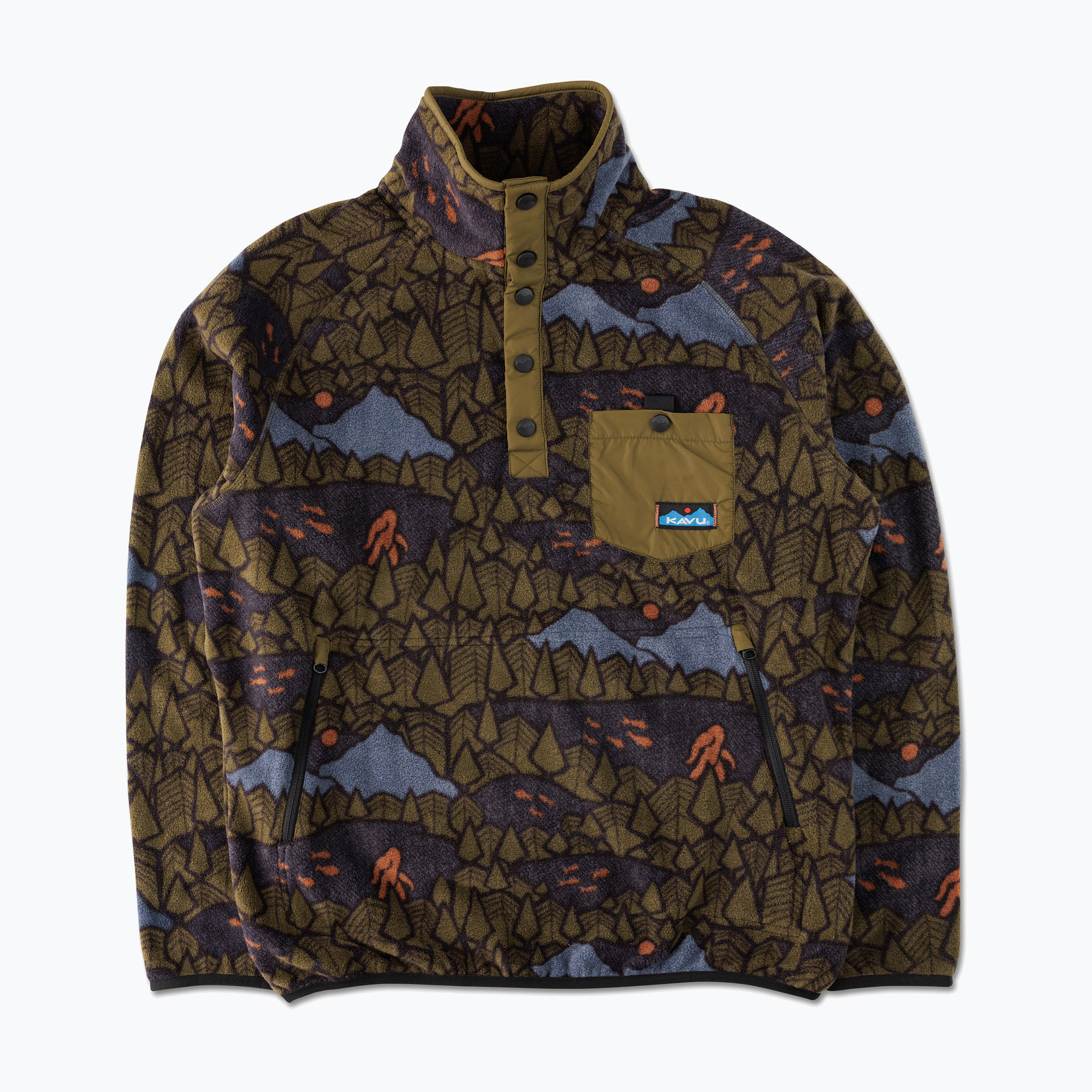 Bluza polarowa męska KAVU Teannaway sasquatch night 