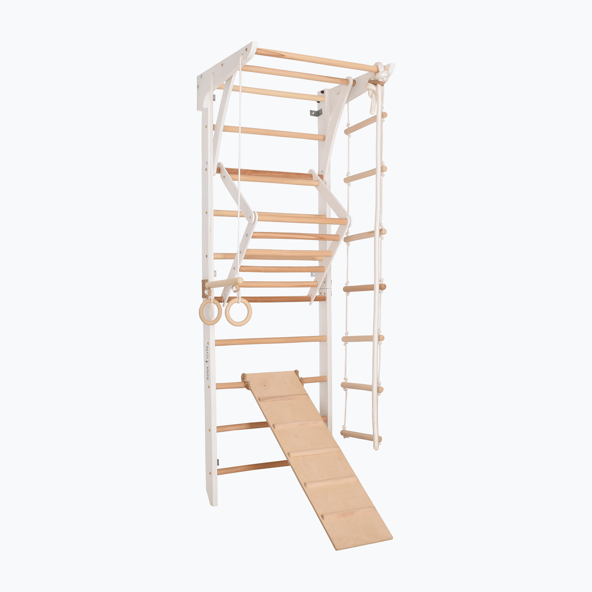 Drabinka gimnastyczna RINAGYM Kinder 3 white 