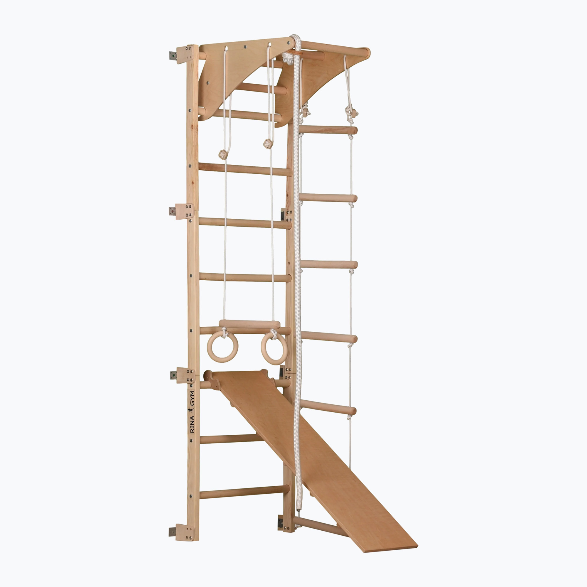 Drabinka gimnastyczna RINAGYM ECO-PINE+SLIDE 