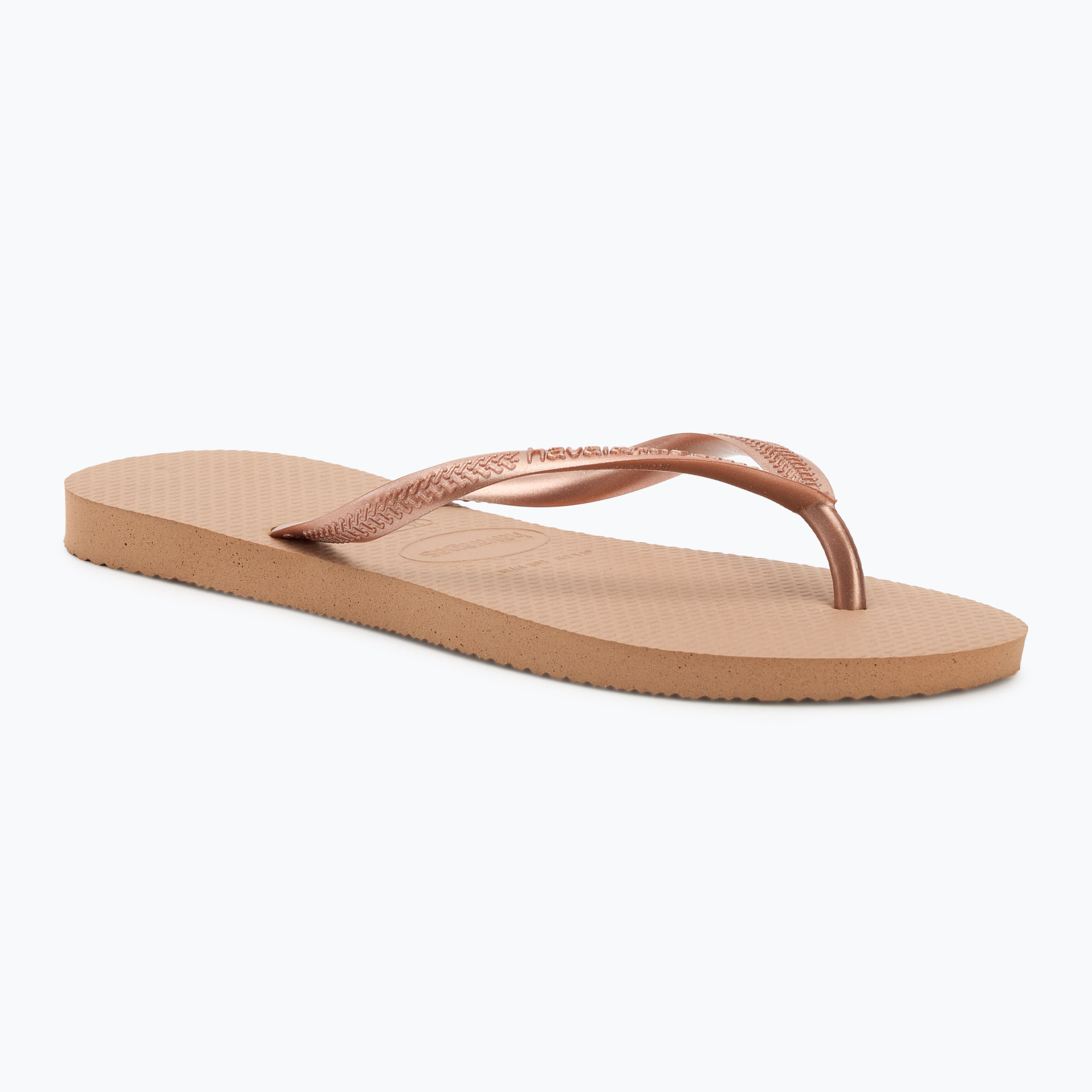 Women's Havaianas Slim flip flops rose gold (43-44 EU)