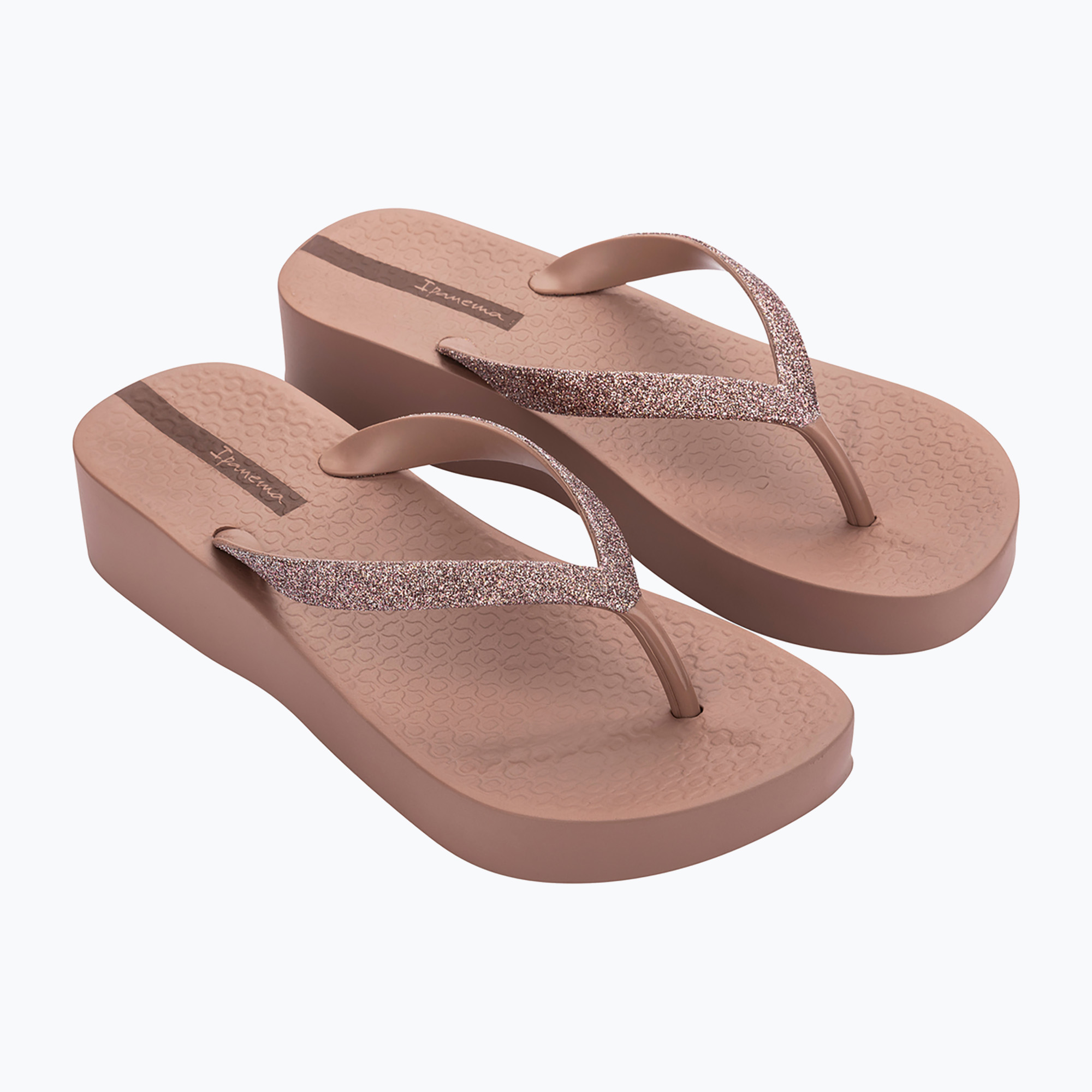 Дамски джапанки Ipanema Mesh Chic Plat brown/glitter