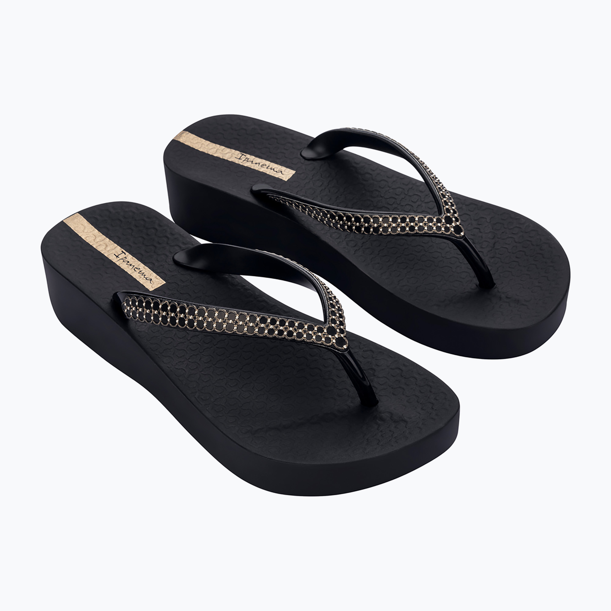 Дамски джапанки Ipanema Mesh XI Plat black/black/gold