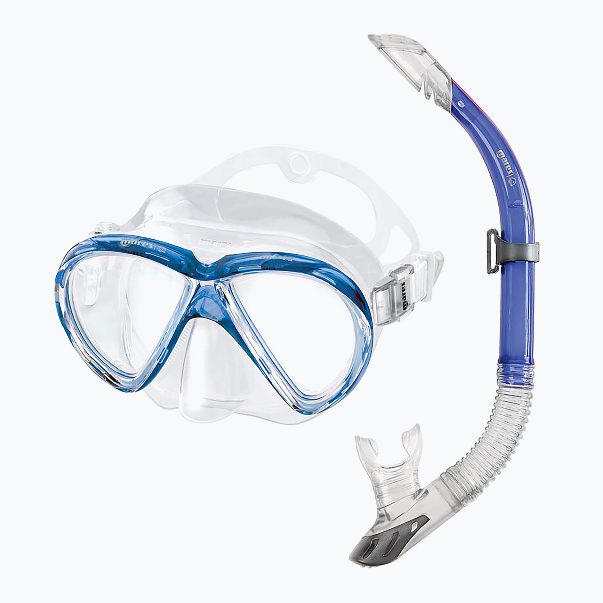 Sada na šnorchlovanie Mares Marea blue reflex/clear