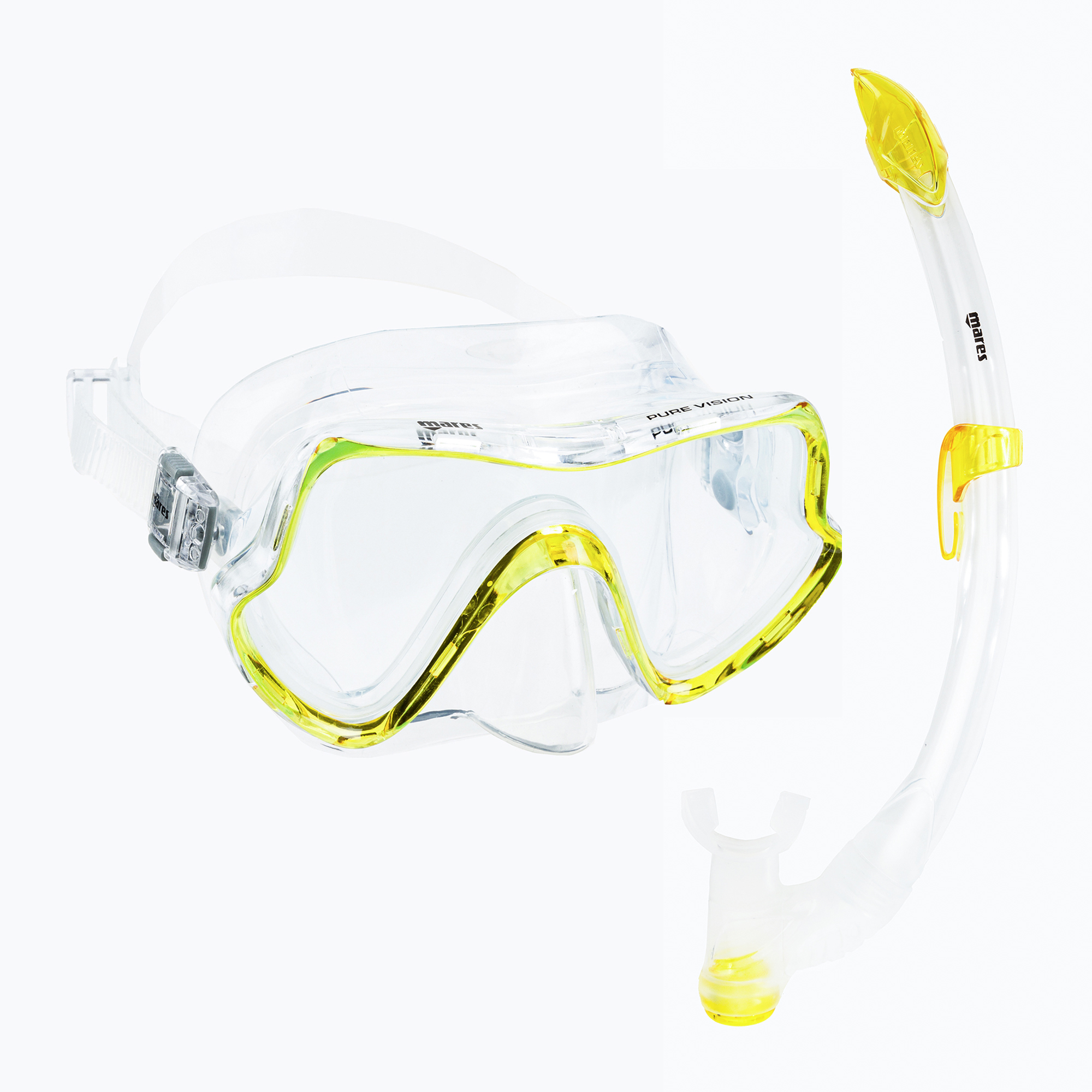 Zestaw do nurkowania Mares Pure Vision clear/yellow 