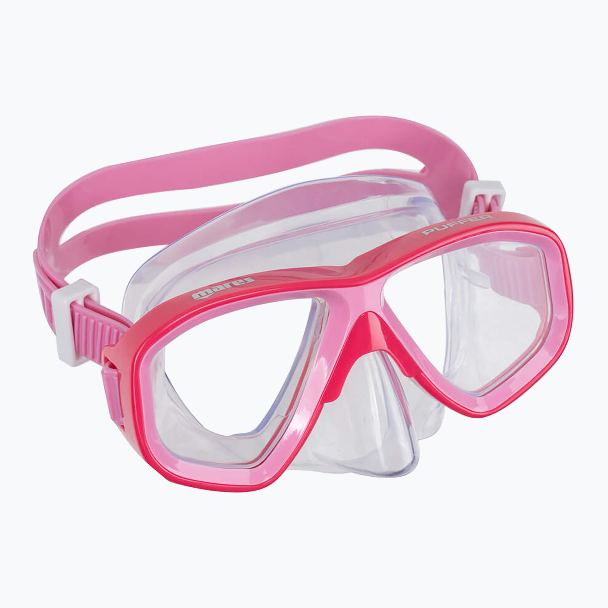 Potápačská maska Mares Puffer pink pink/clear