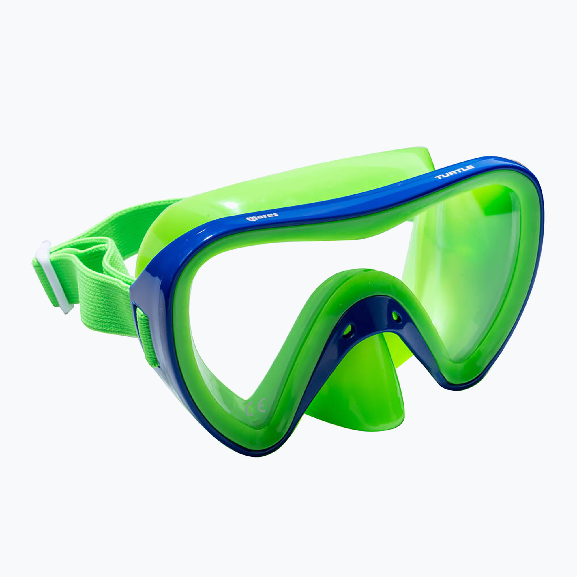 Mască de snorkeling pentru copii Mares Turtle blue/green (Turtle 411249)