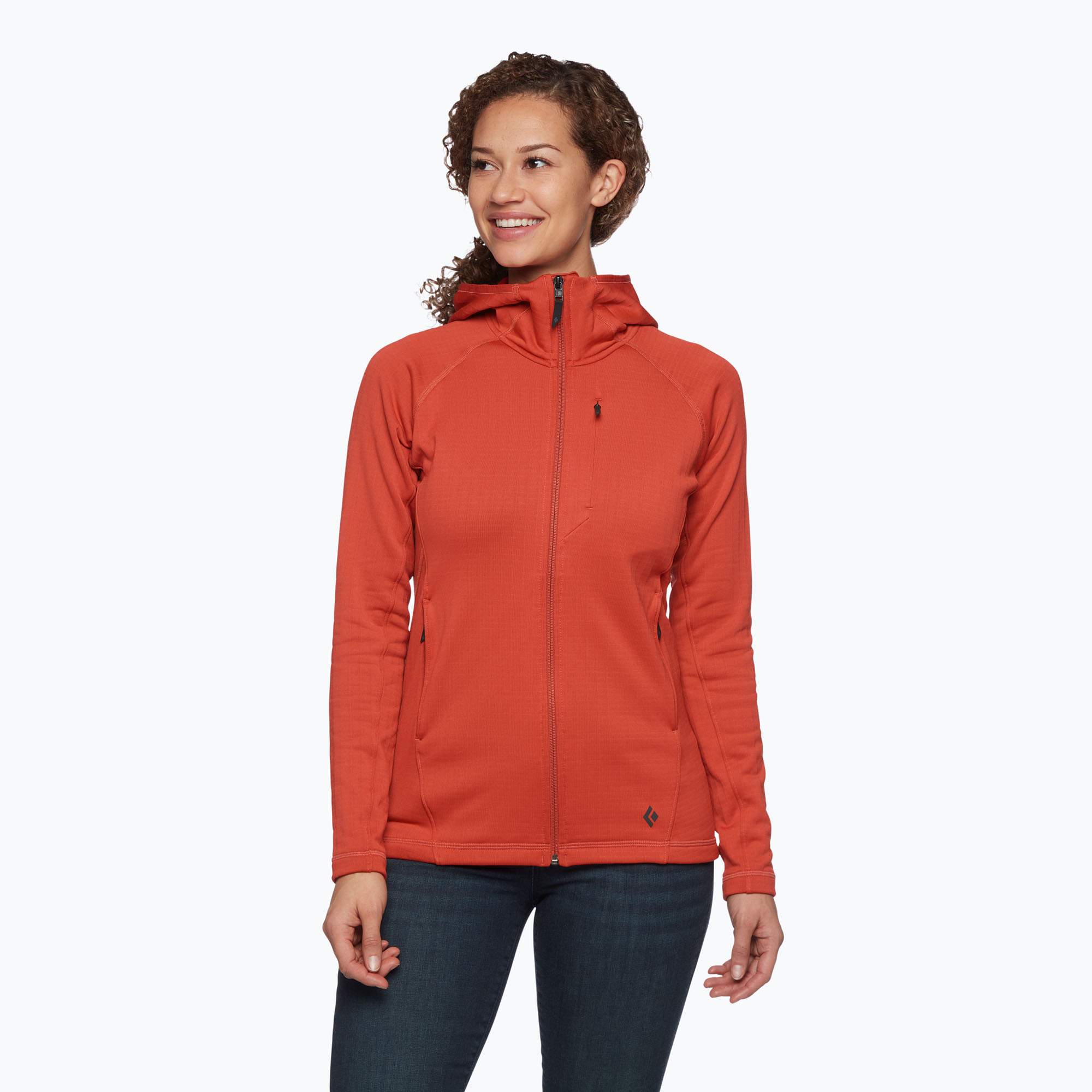 Bluza trekkingowa damska Black Diamond Factor Hoody grenadine 