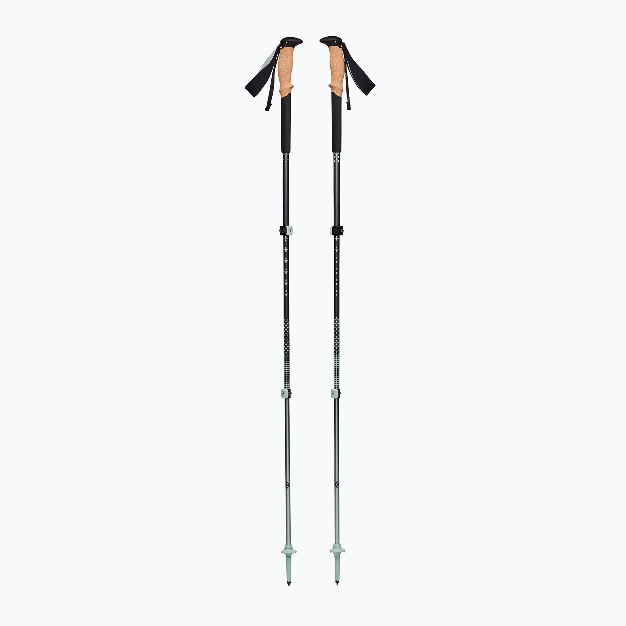 Kije trekkingowe Black Diamond Pursuit Trekking charcoal/foam green 